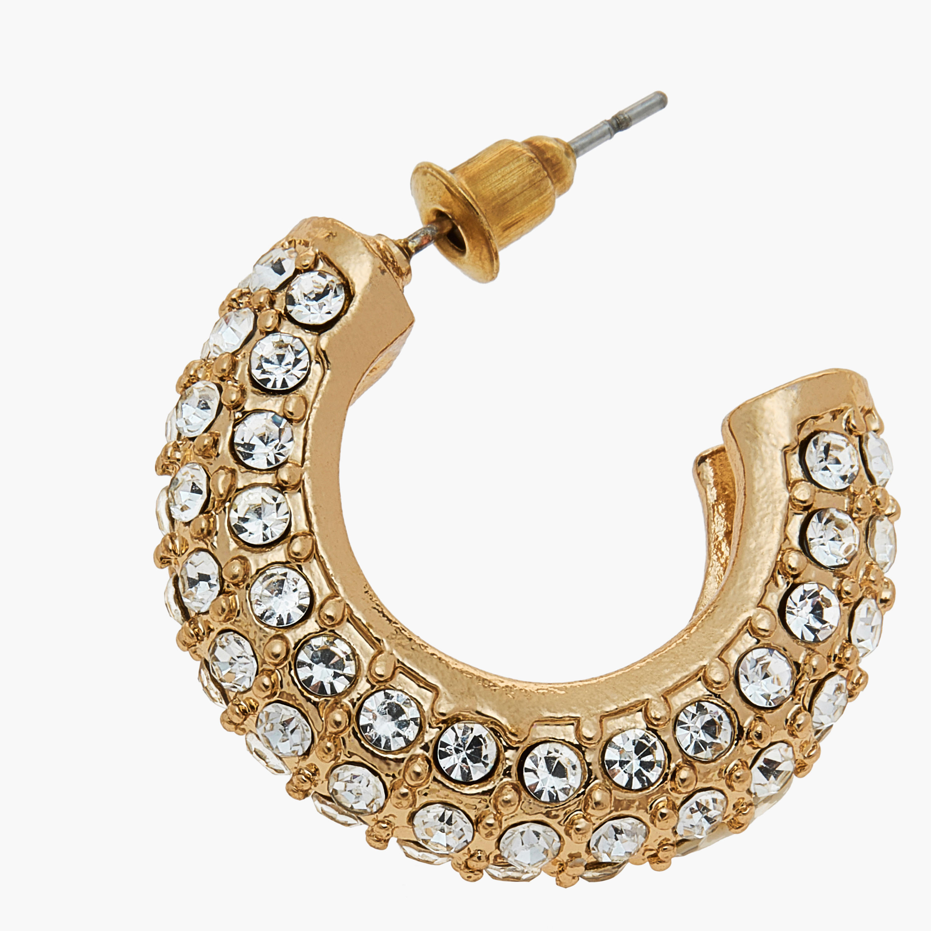 حلق مزيّن بمكبس إغلاق خلفي-women-watchesandjewellery-jewellery-earrings-image-1
