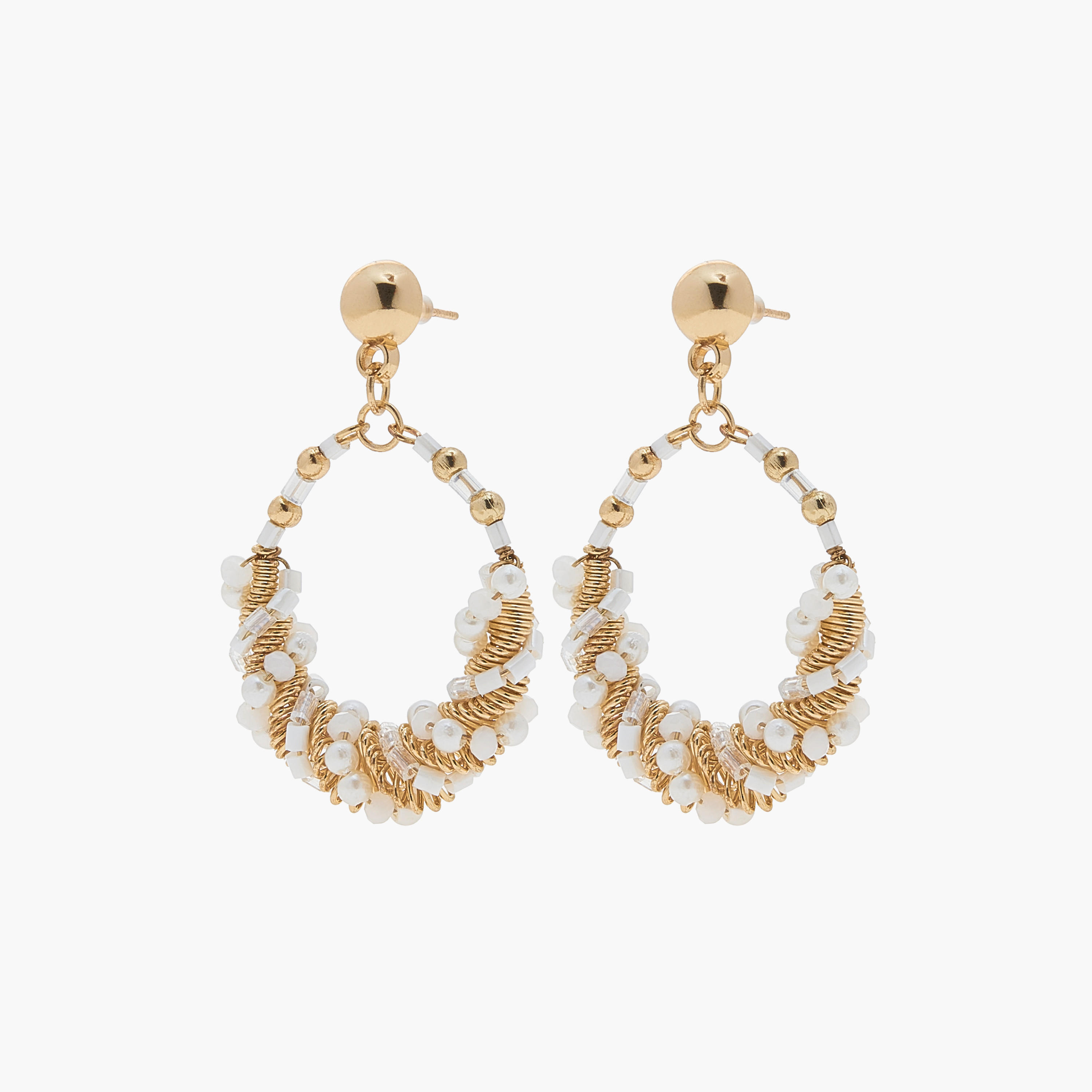 أقراط مزيّنة بمكبس إغلاق خلفي-women-watchesandjewellery-jewellery-earrings-image-3