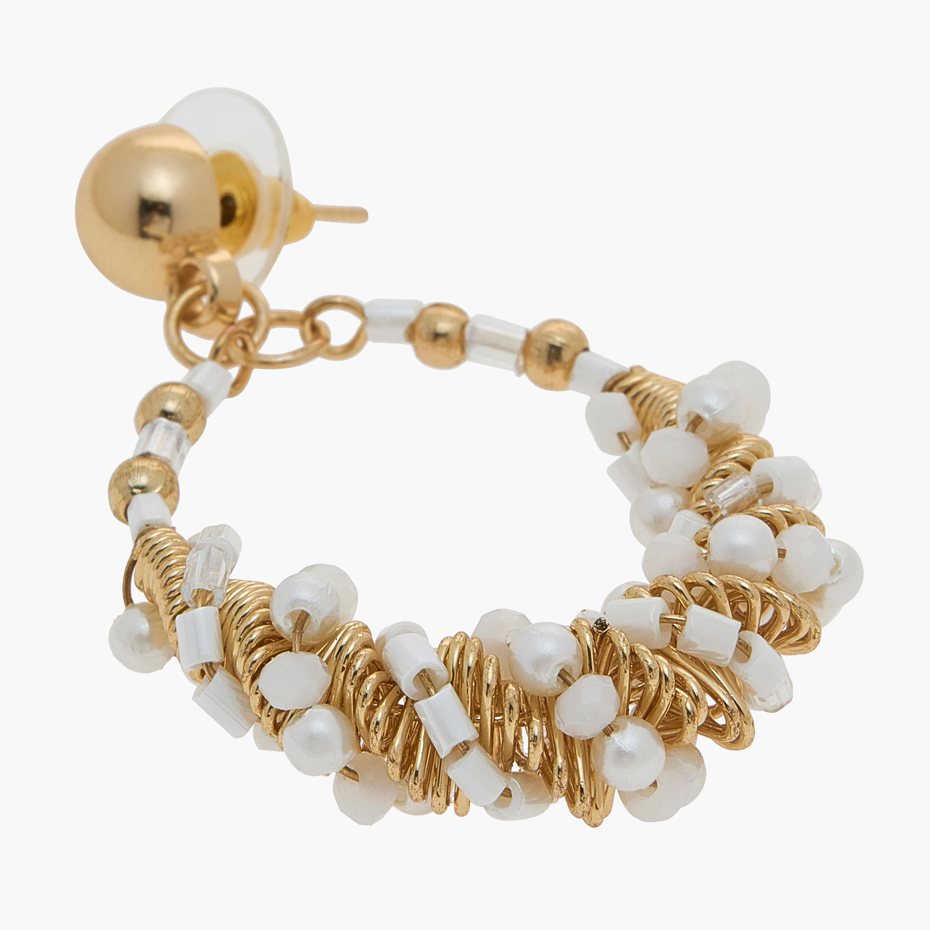 أقراط مزيّنة بمكبس إغلاق خلفي-women-watchesandjewellery-jewellery-earrings-image-1