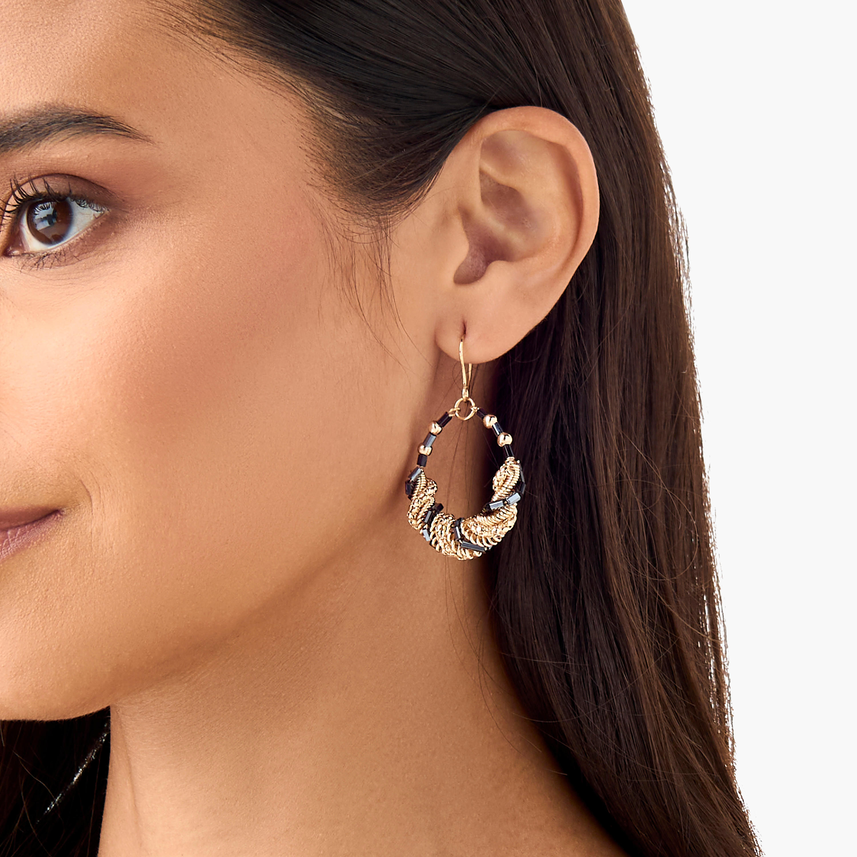 حلقان مزيّنة بخطاف إغلاق-women-watchesandjewellery-jewellery-earrings-image-4