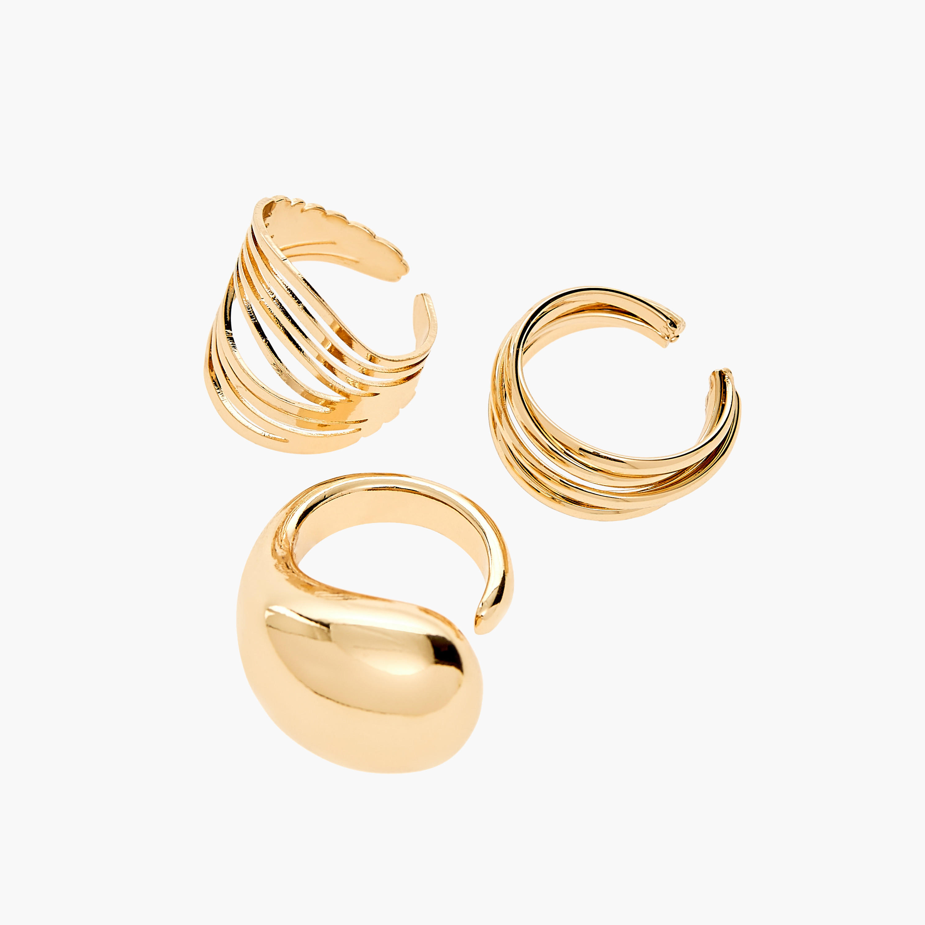 خواتم متنوّعة - طقم من 3 قطع-women-watchesandjewellery-jewellery-rings-image-5