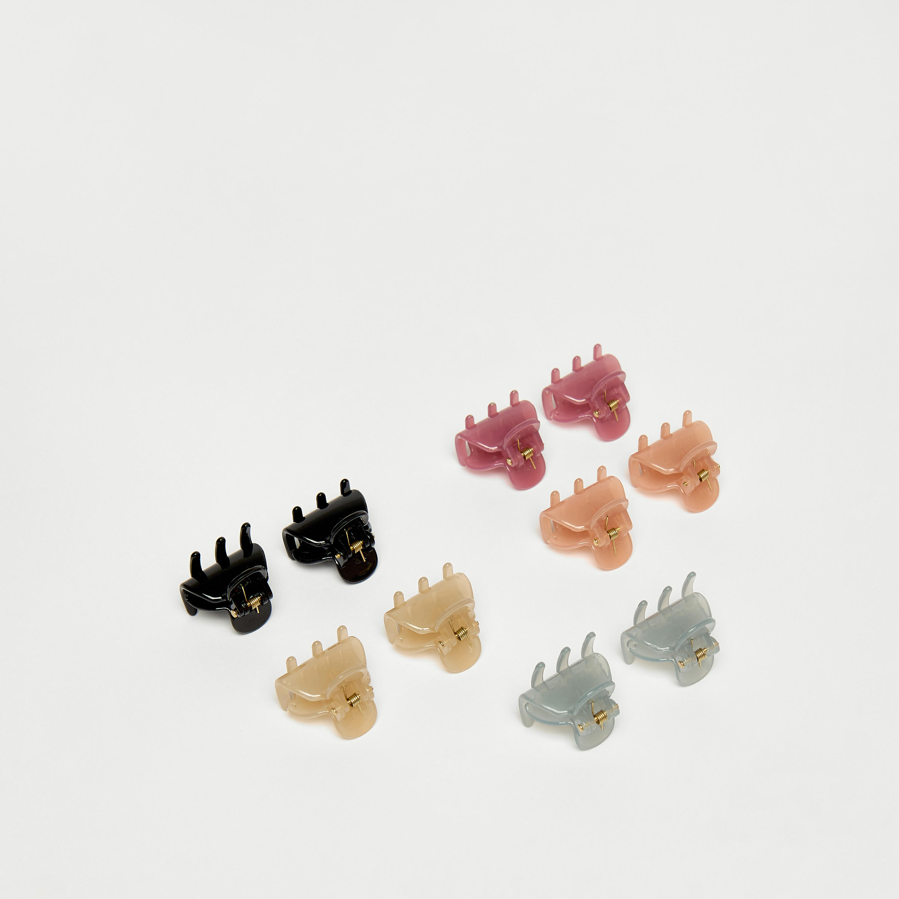 Set of 10 - Gloo Assorted Hair Clamp-women-hairaccessories-clamps-image-2