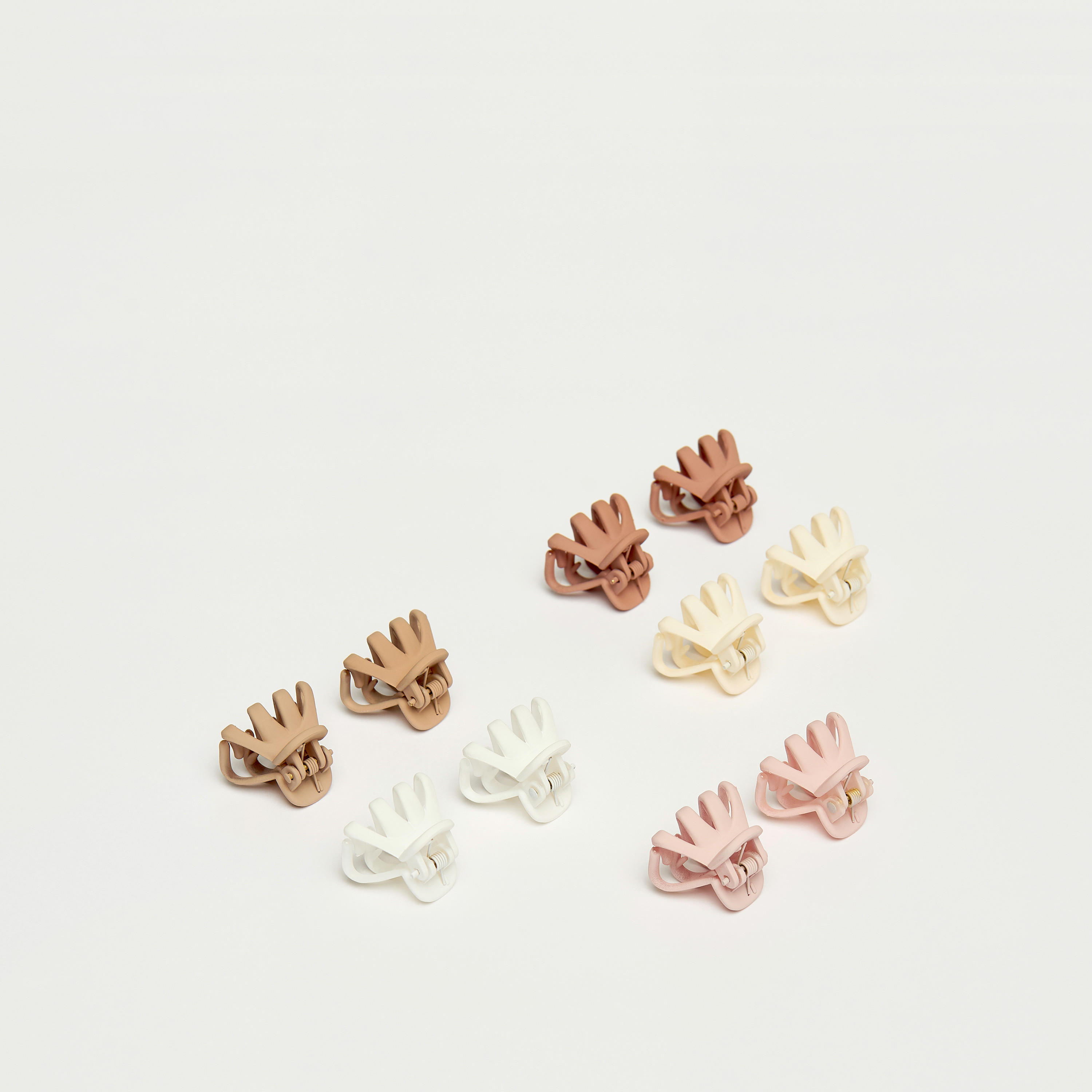 طقم مشابك شعر 10 قطع متنوعة من جلو-women-hairaccessories-clamps-image-2