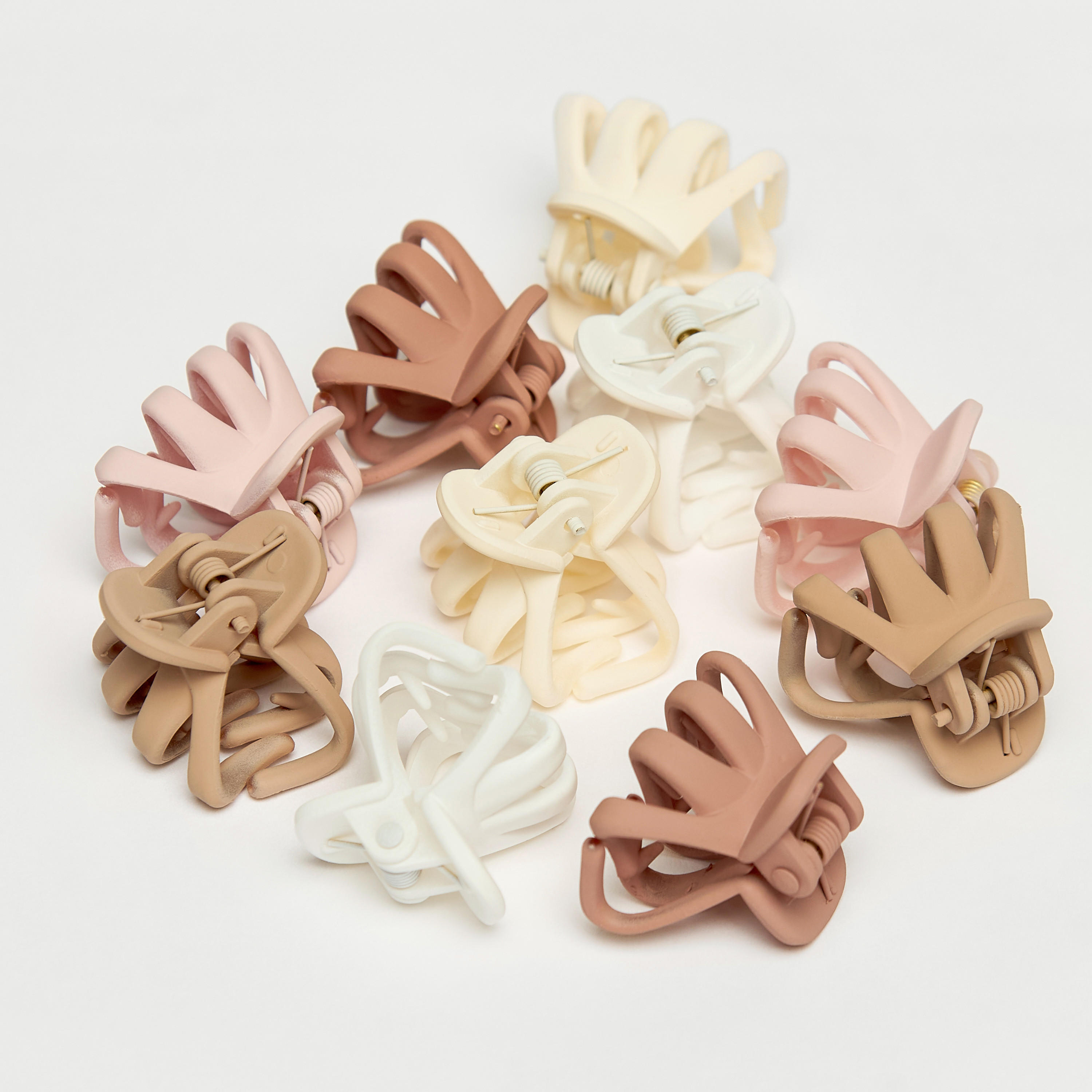 طقم مشابك شعر 10 قطع متنوعة من جلو-women-hairaccessories-clamps-image-3
