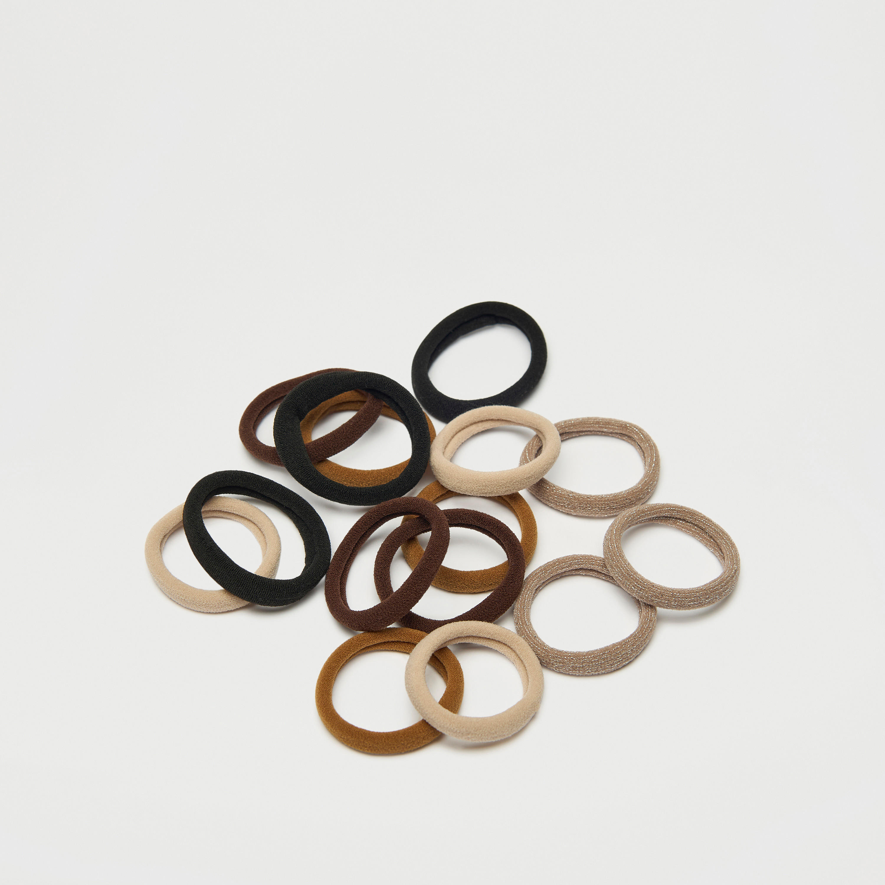 ربطات شعر سادة من جلوو - مجموعة 15 قطعة-women-hairaccessories-scrunchies-image-4