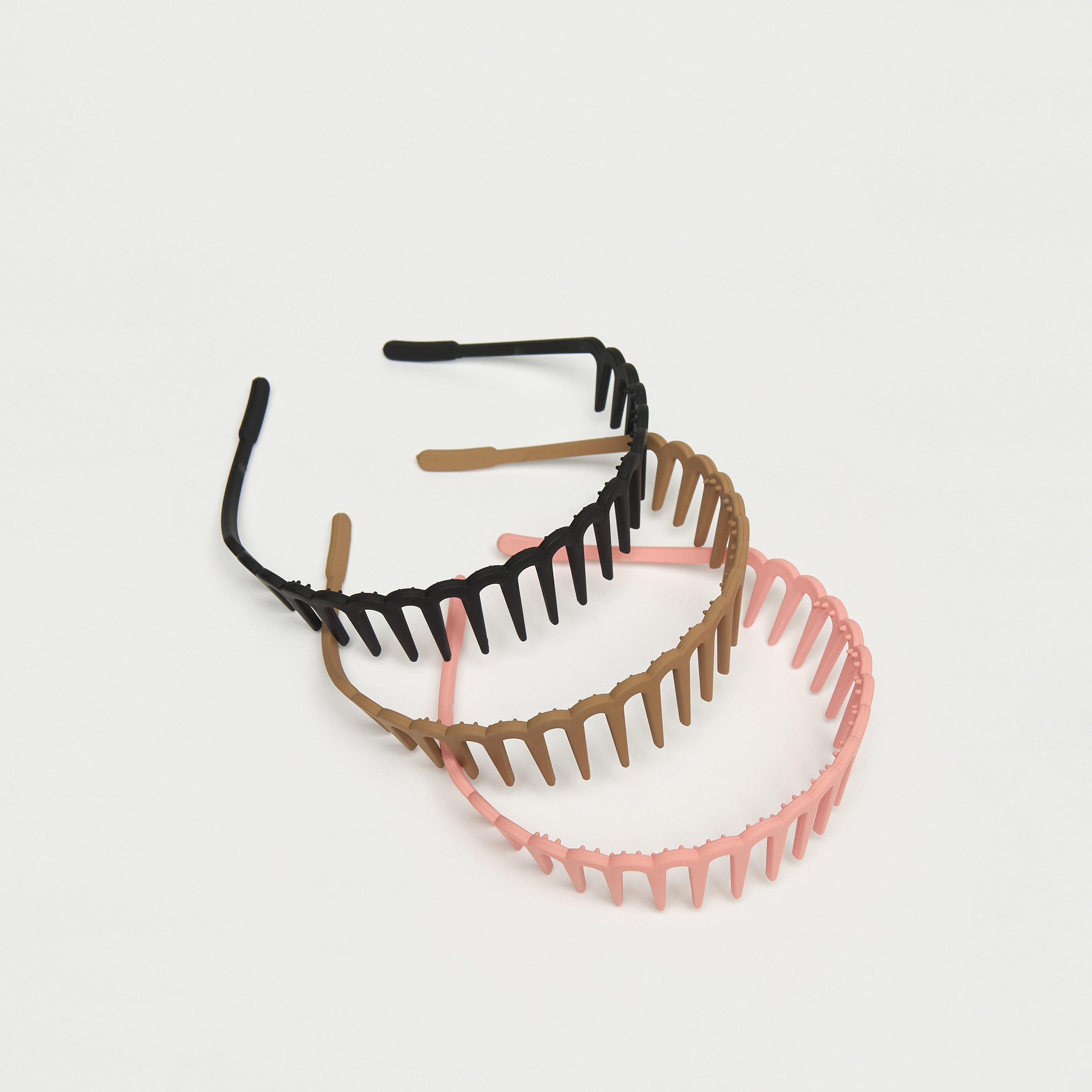 شرائط شعر بارزة الملمس من جلو - طقم 3 قطع-women-hairaccessories-bands-image-1