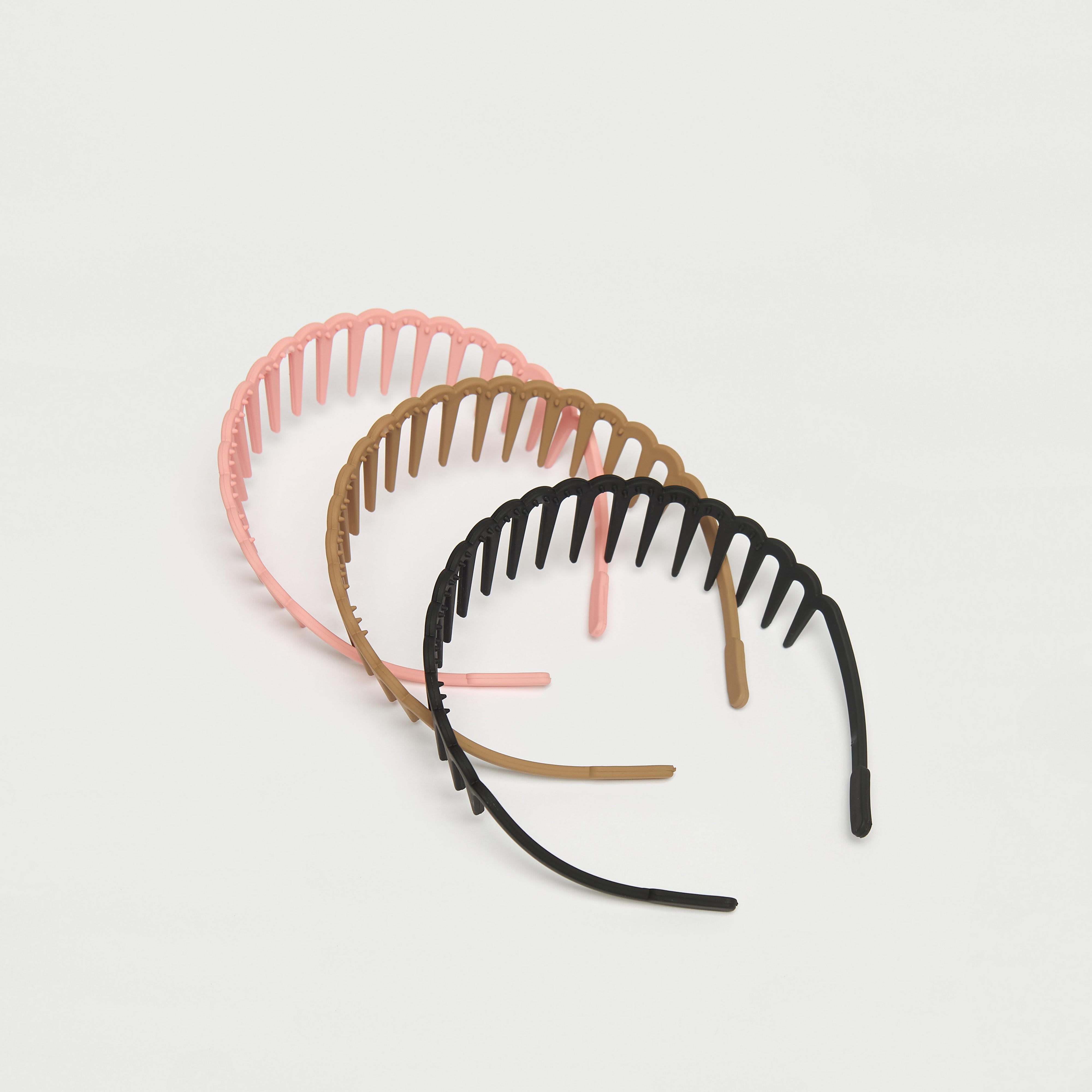 شرائط شعر بارزة الملمس من جلو - طقم 3 قطع-women-hairaccessories-bands-image-2