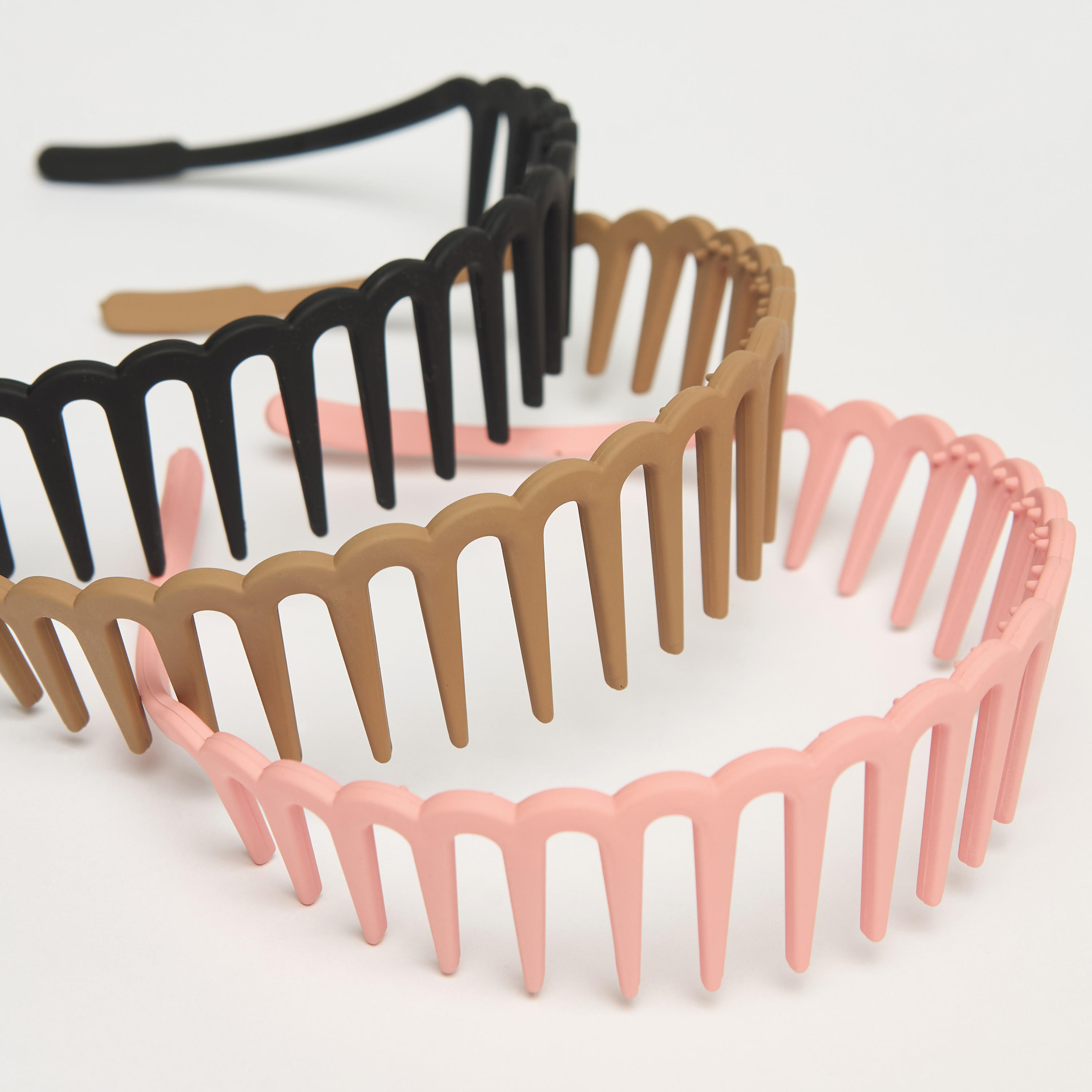 شرائط شعر بارزة الملمس من جلو - طقم 3 قطع-women-hairaccessories-bands-image-3