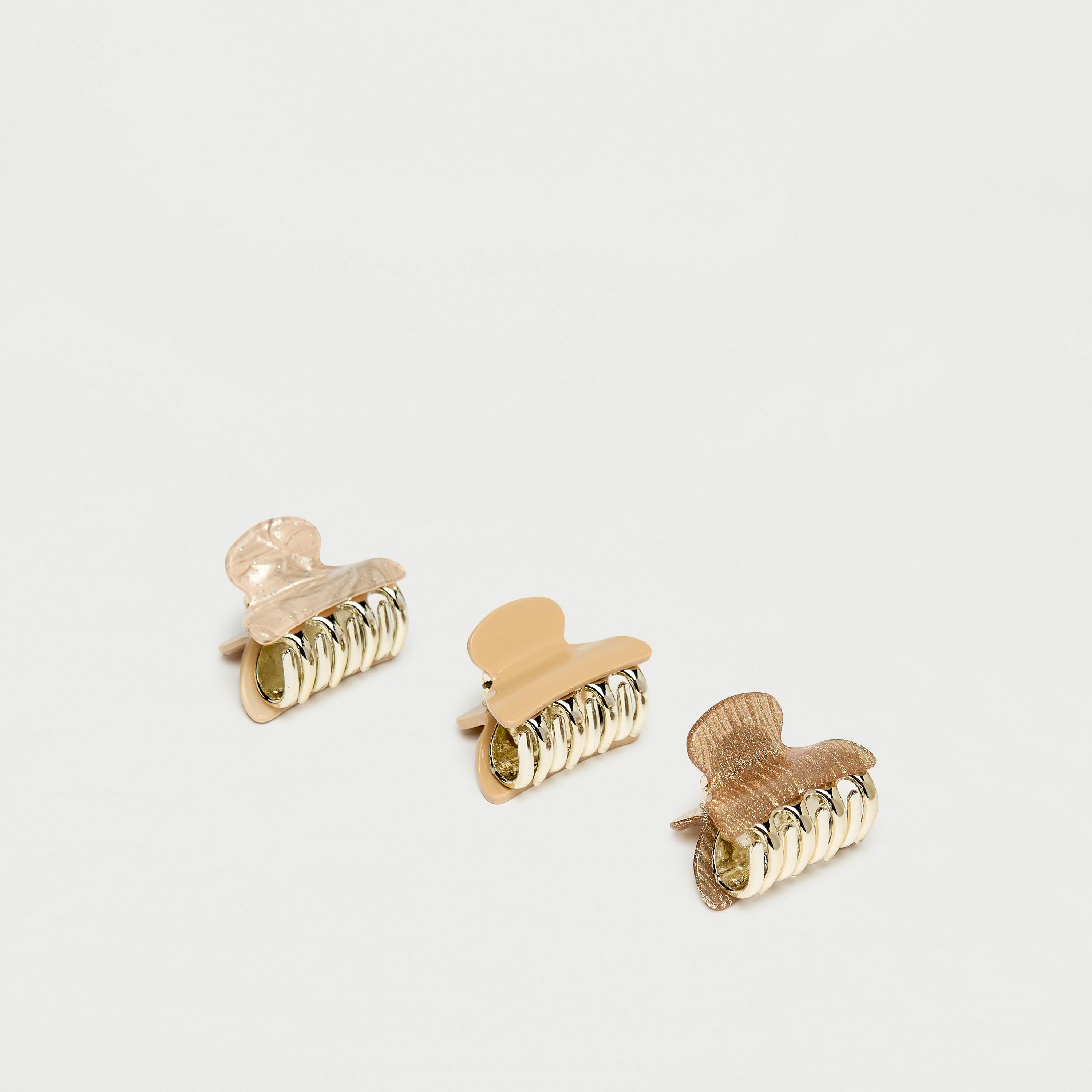 طقم مشابك شعر 3 قطع متنوعة من جلو-women-hairaccessories-clamps-image-1