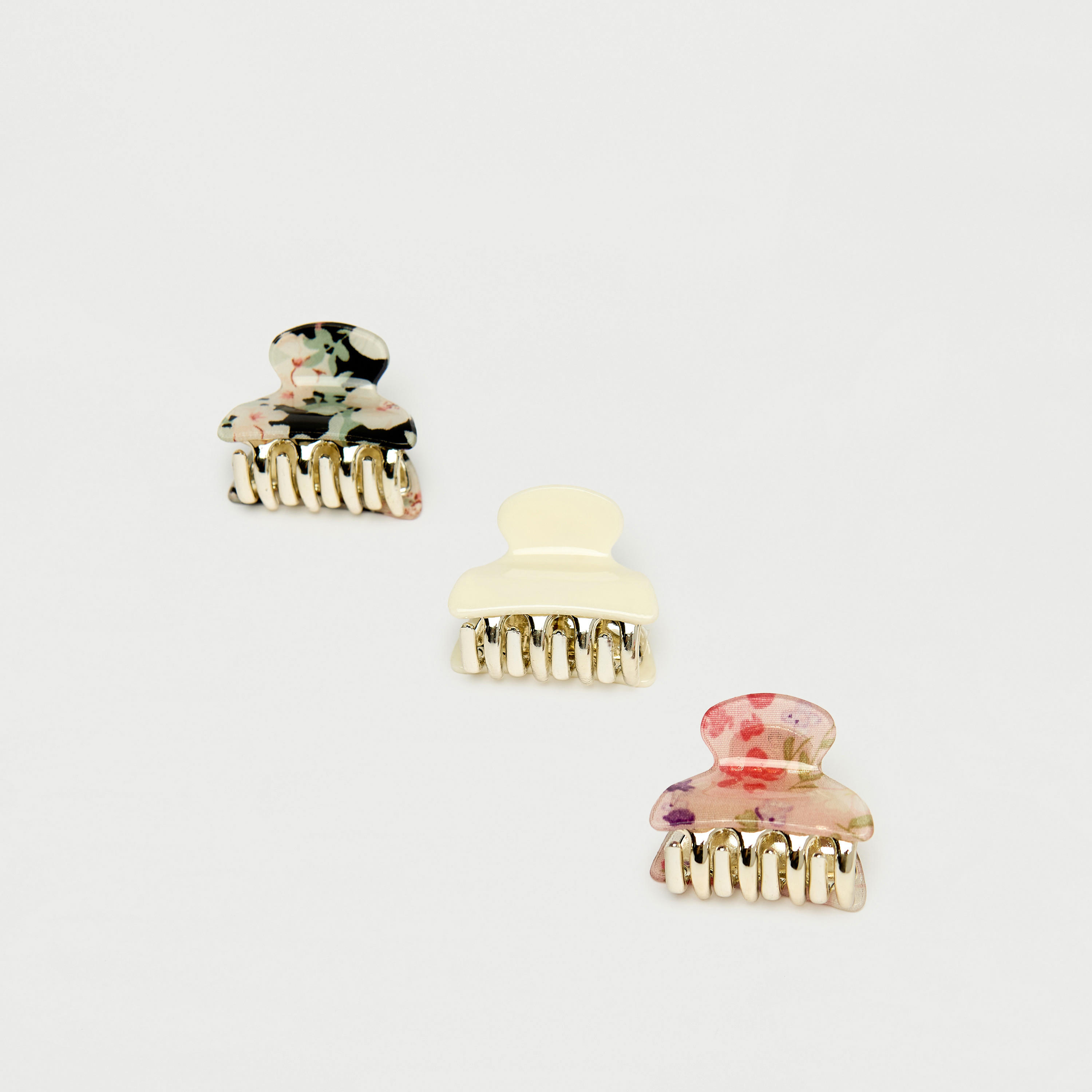 طقم مشابك شعر 3 قطع متنوعة من جلو-women-hairaccessories-clamps-image-1