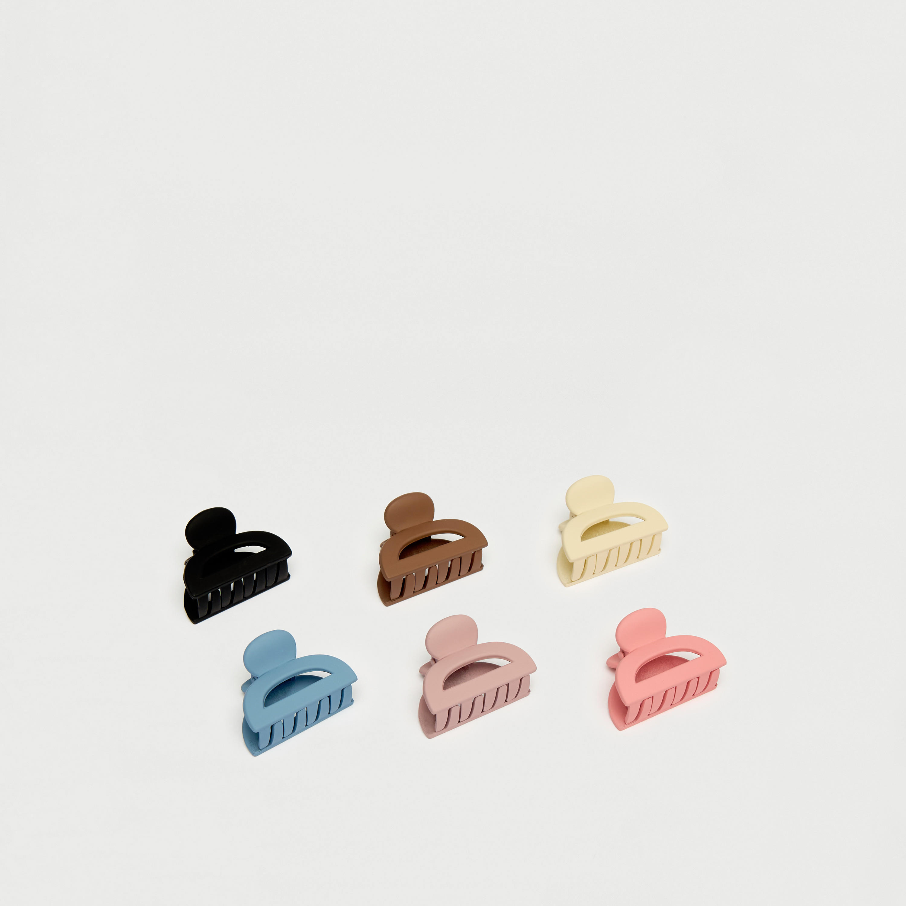 طقم مشابك شعر 6 قطع متنوعة من جلو-women-hairaccessories-clamps-image-1