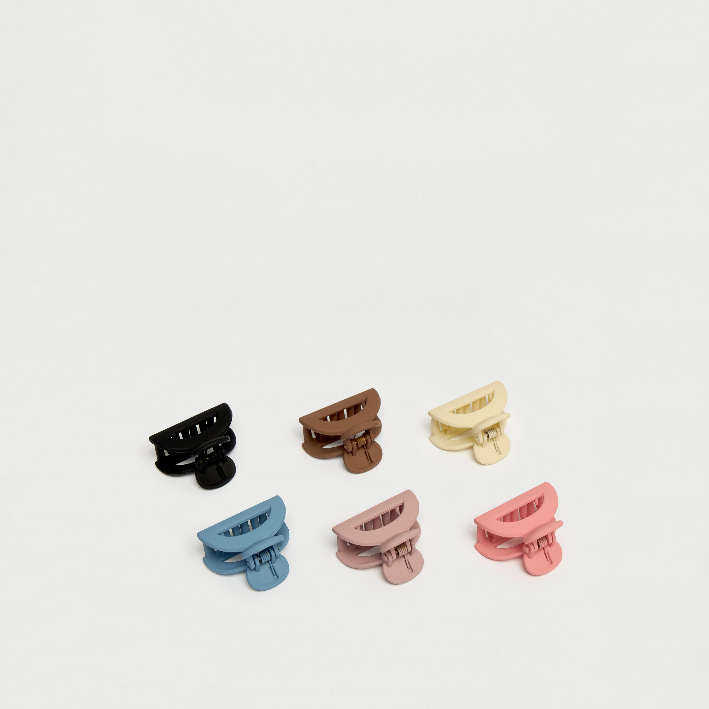 طقم مشابك شعر 6 قطع متنوعة من جلو-women-hairaccessories-clamps-image-2