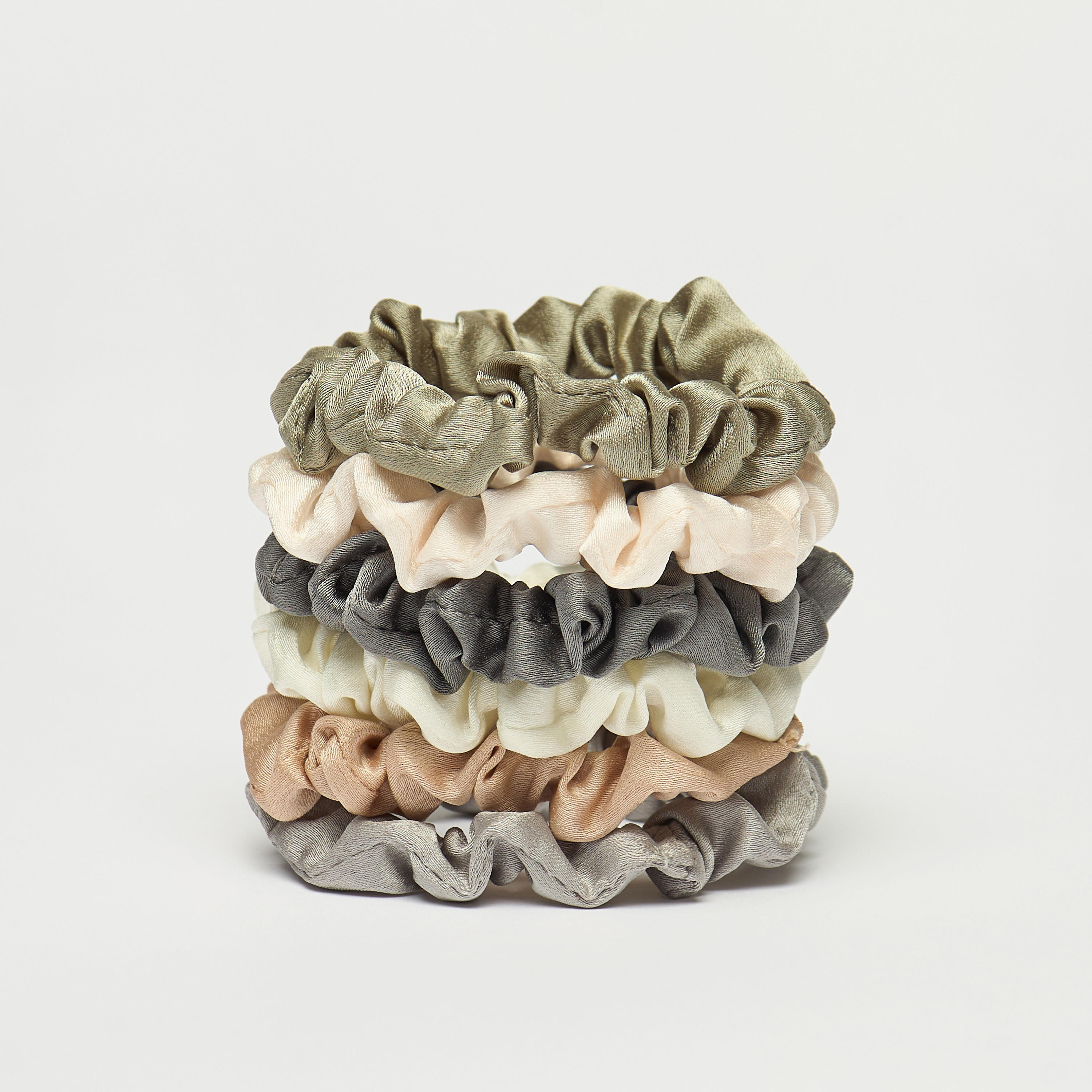 ربطات شعر مطاطية من جلو - طقم 6 قطع-women-hairaccessories-scrunchies-image-1