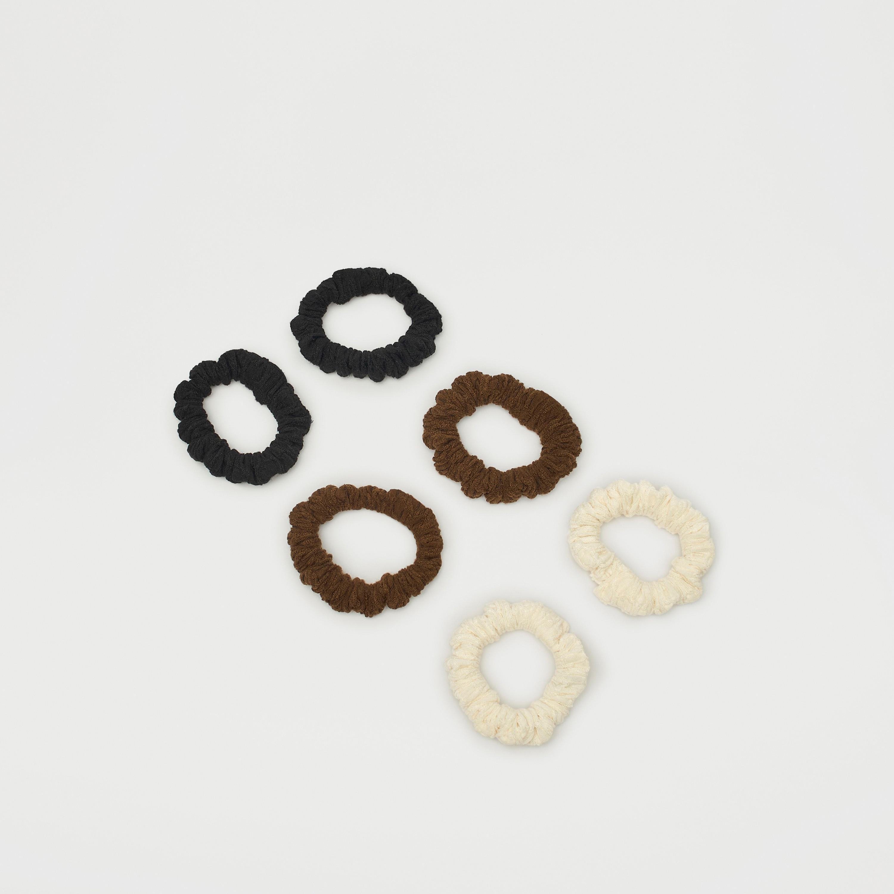Set of 6 - Gloo Textured Scrunchie-women-hairaccessories-scrunchies-image-2