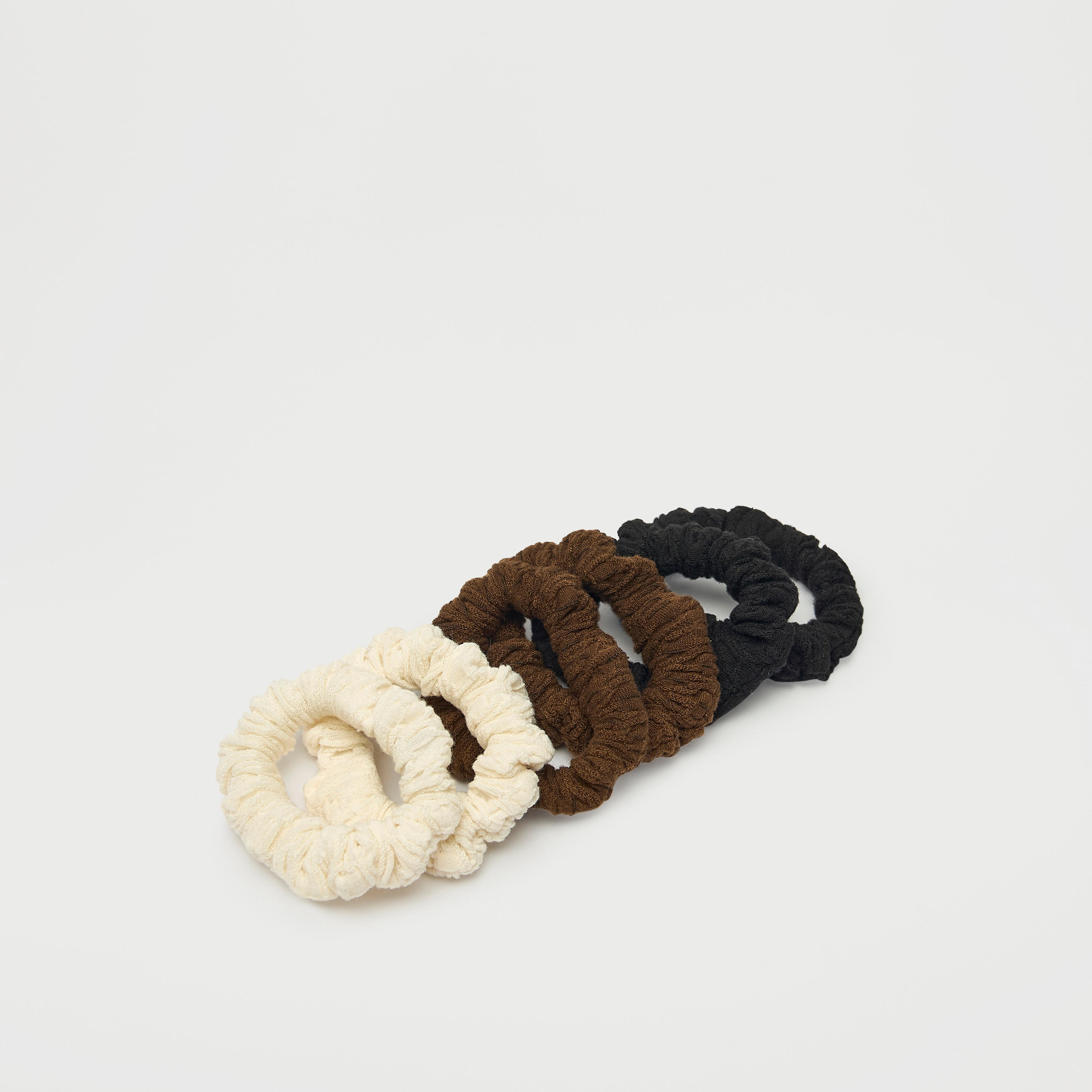 Set of 6 - Gloo Textured Scrunchie-women-hairaccessories-scrunchies-image-3