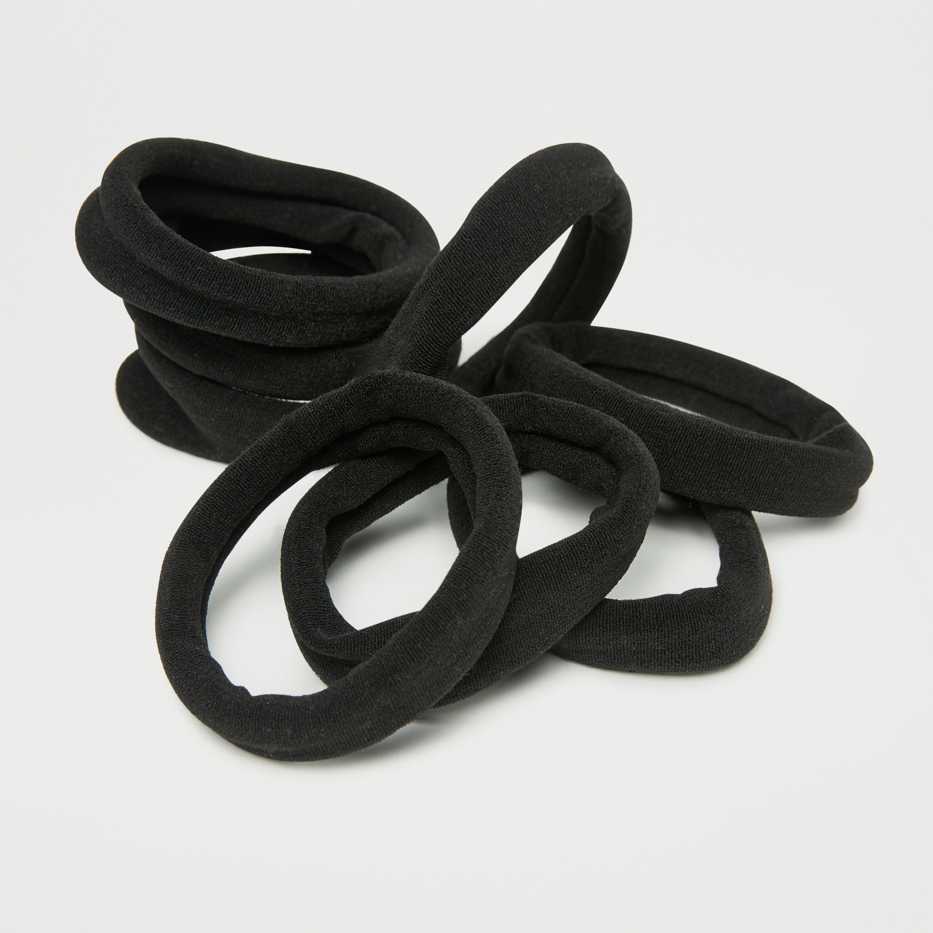 Set of 8 - Gloo Solid Elasticated Hair Tie-women-hairaccessories-scrunchies-image-3