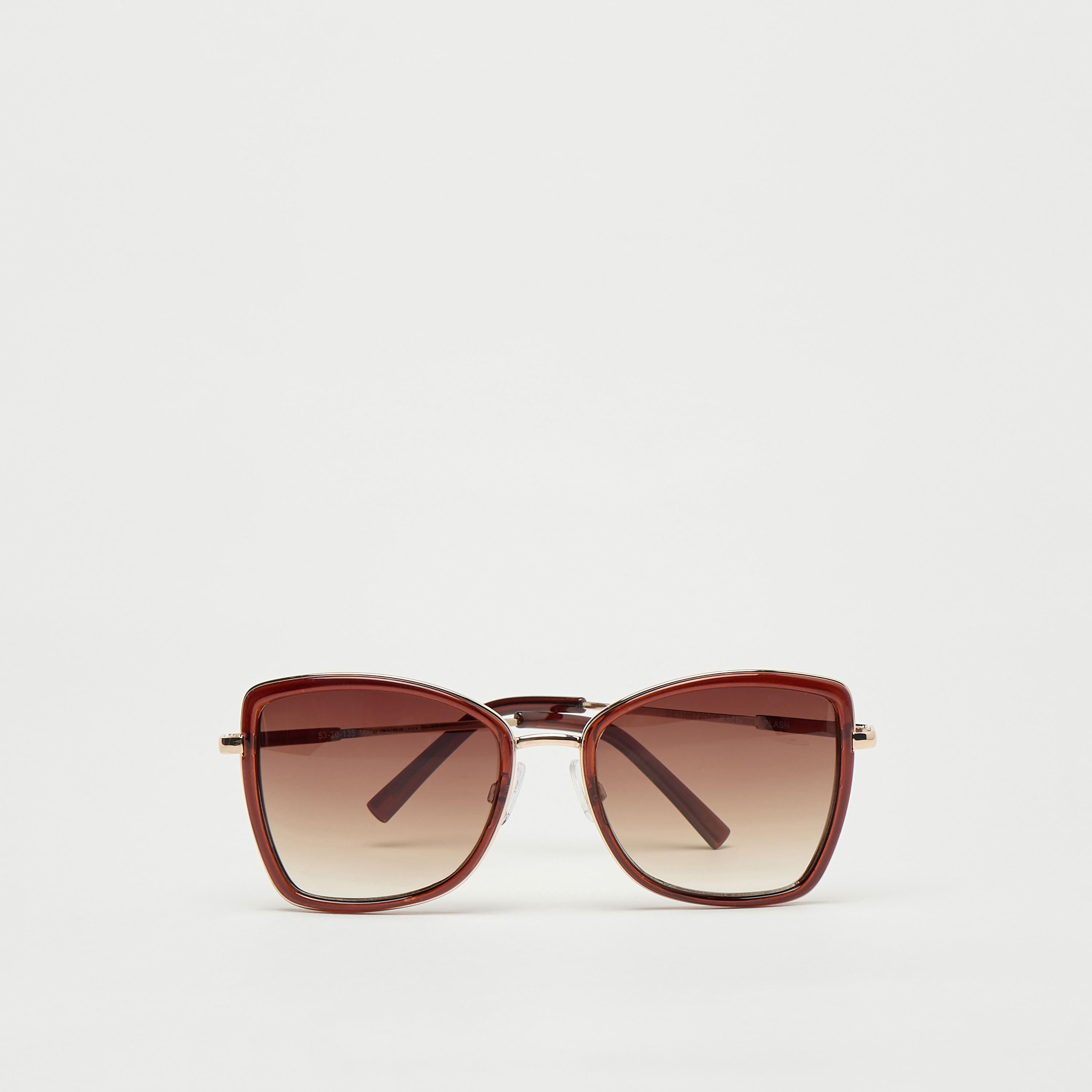 نظّارة شمسية ملونة بإطار كامل ووسادات أنف-women-sunglasses-image-1