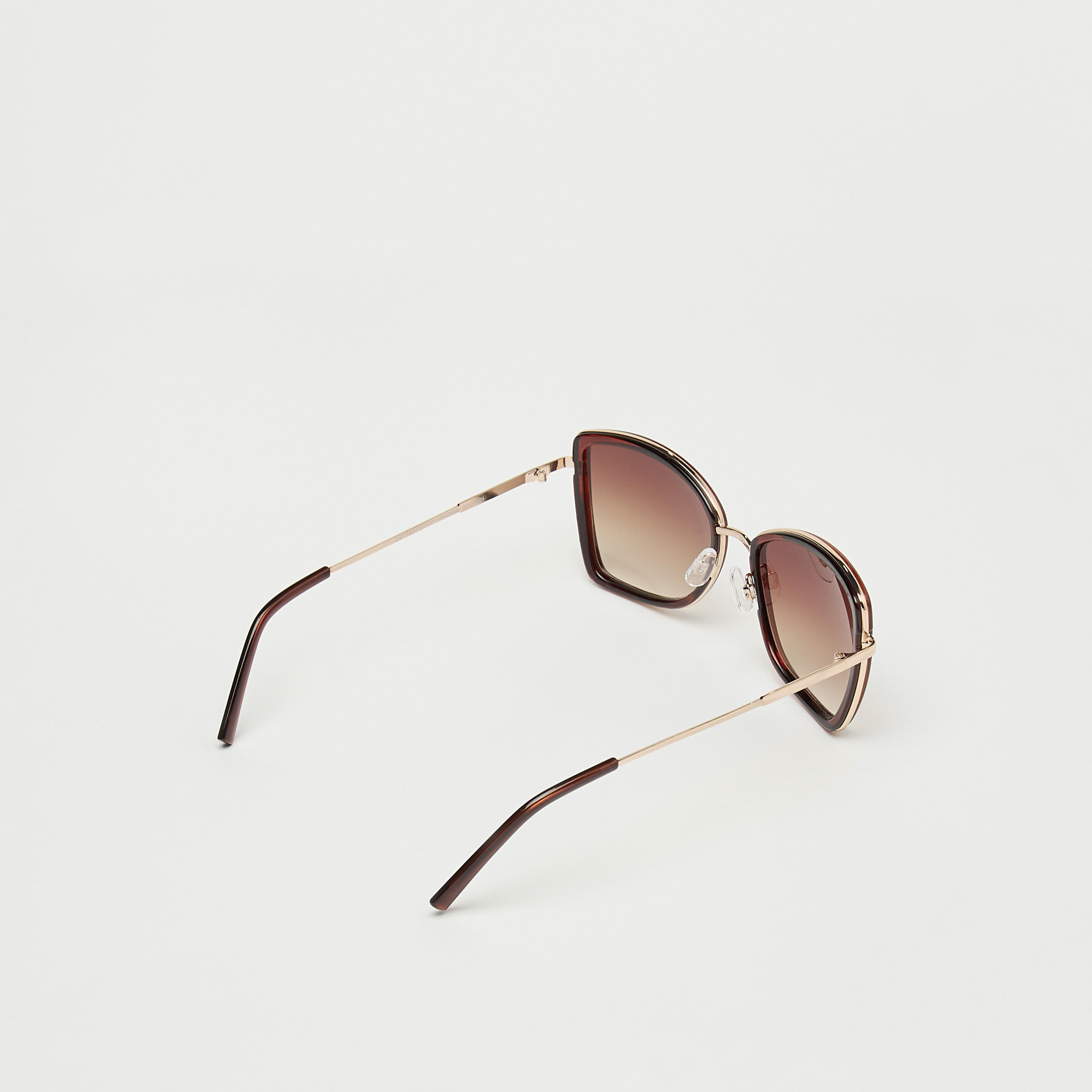 نظّارة شمسية ملونة بإطار كامل ووسادات أنف-women-sunglasses-image-3