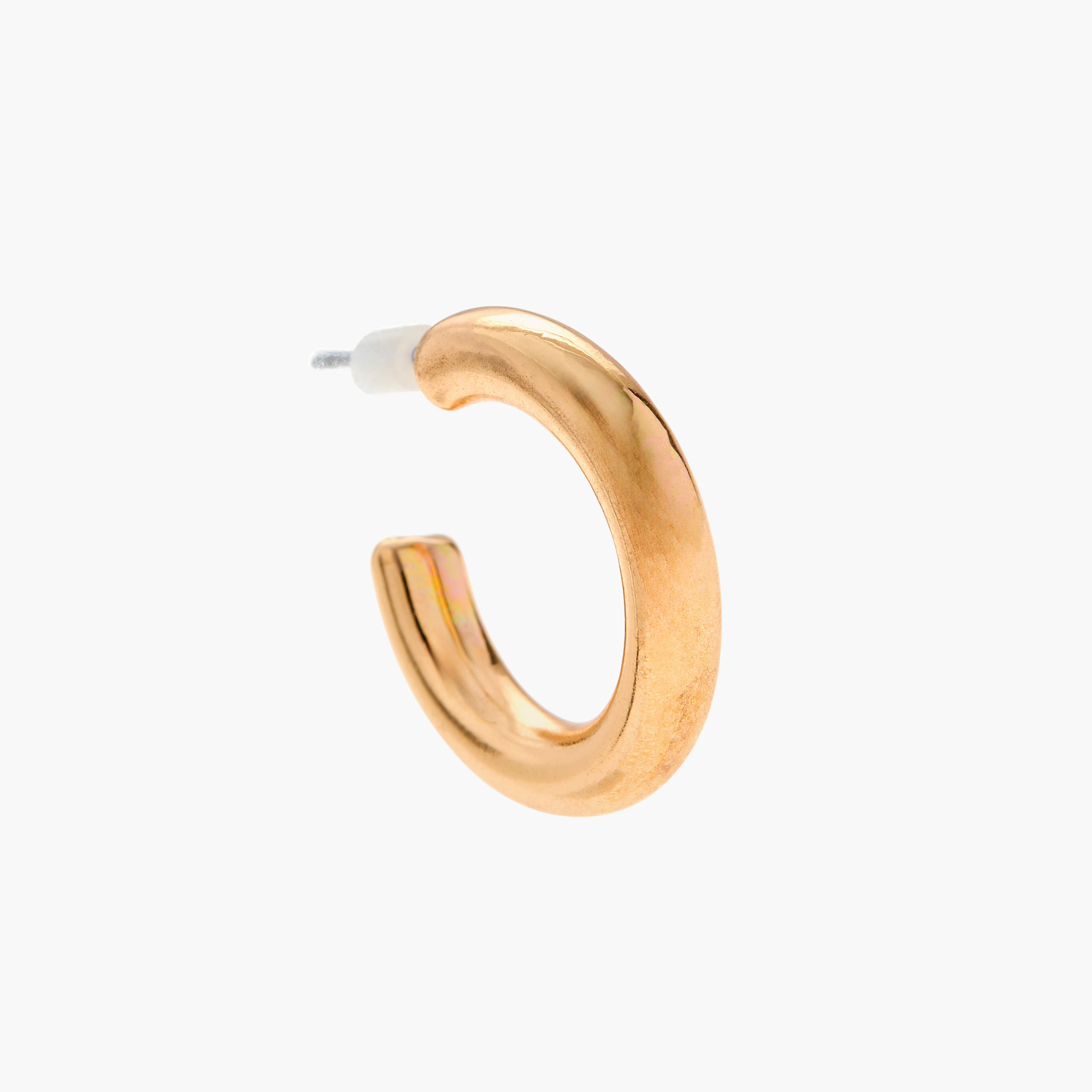 حلقان ميتاليك بمكبس إغلاق خلفي من جلوو - طقم من 2-women-watchesandjewellery-jewellery-earrings-image-2