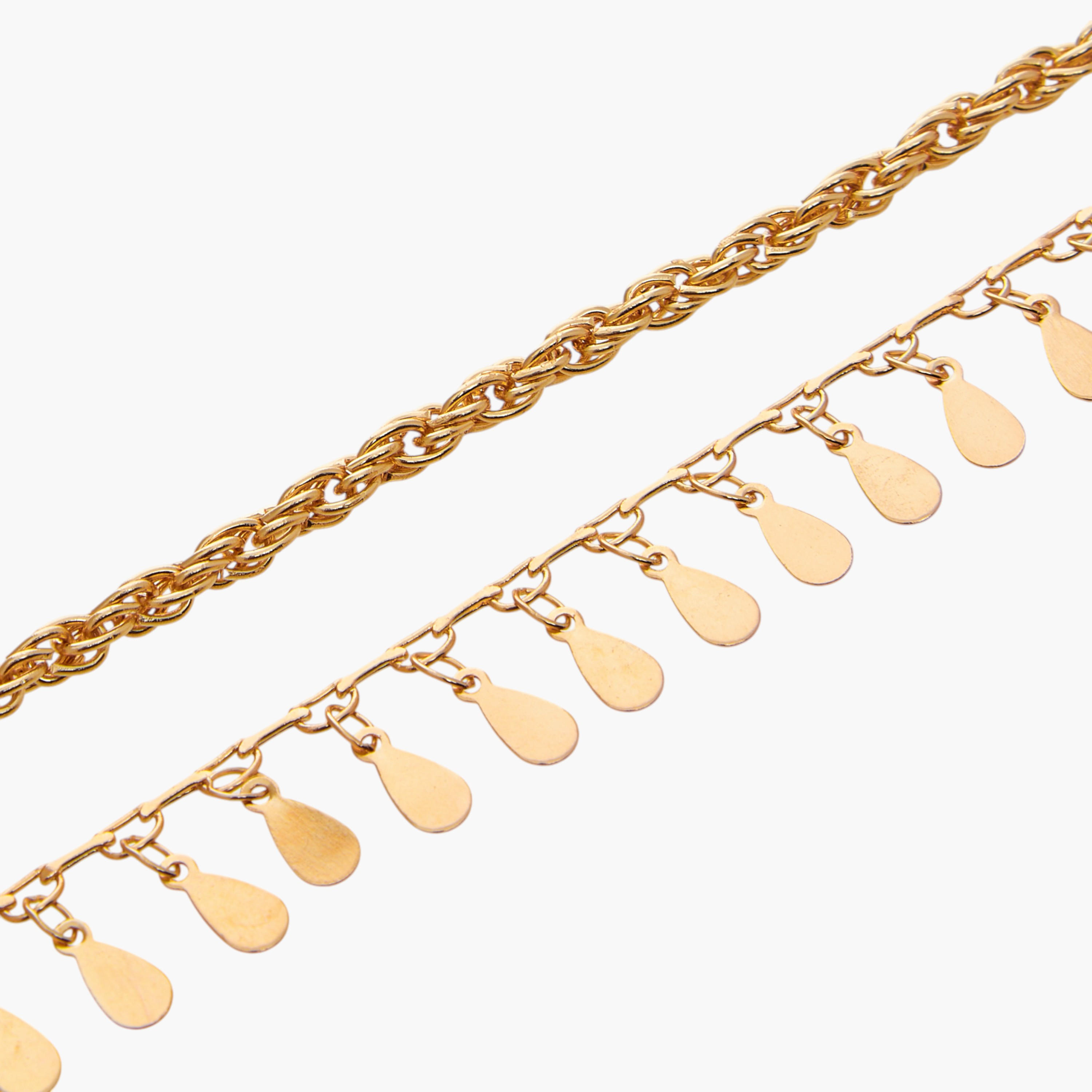 قلادة ميتاليك متعددة الطبقات بمشبك إغلاق من جلو-women-watchesandjewellery-jewellery-necklacesandpendants-image-3