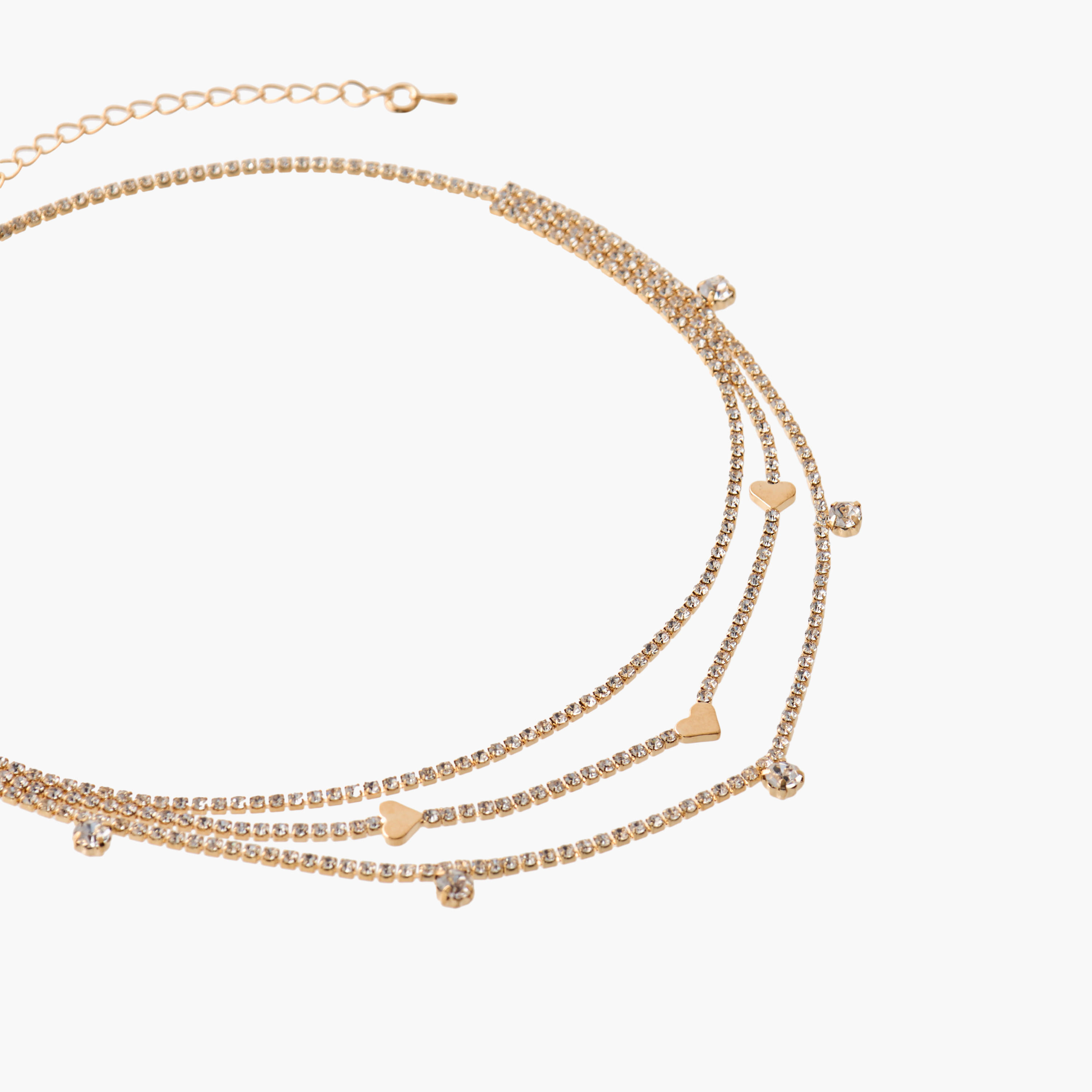 عقد مزين متعدد الطبقات بمشبك إغلاق من جلو-women-watchesandjewellery-jewellery-necklacesandpendants-image-2
