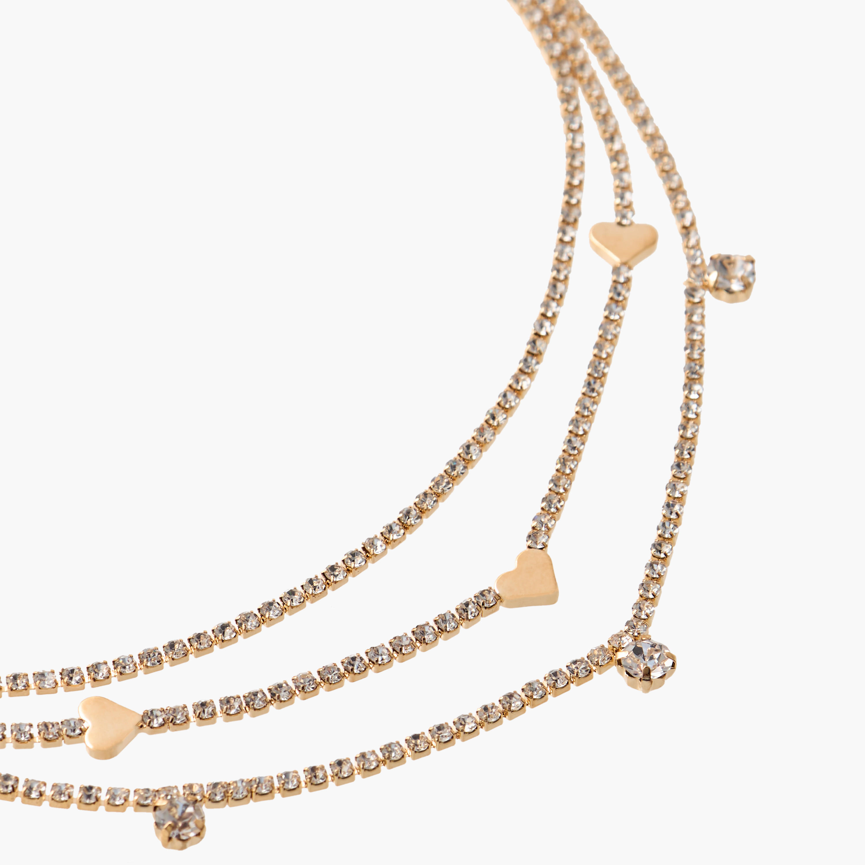 عقد مزين متعدد الطبقات بمشبك إغلاق من جلو-women-watchesandjewellery-jewellery-necklacesandpendants-image-3
