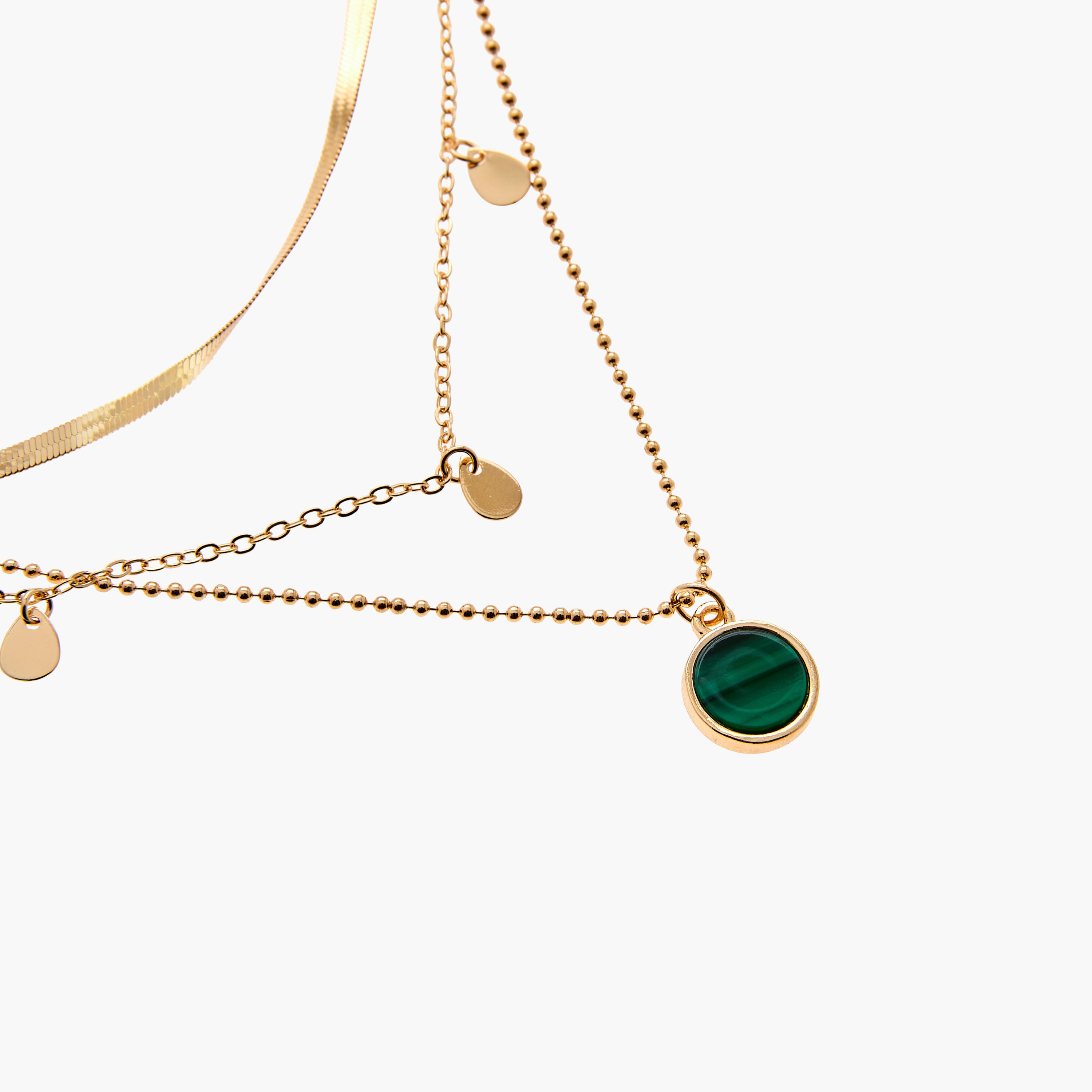 عقد متعدد الطبقات بمشبك إغلاق من جلو-women-watchesandjewellery-jewellery-necklacesandpendants-image-3