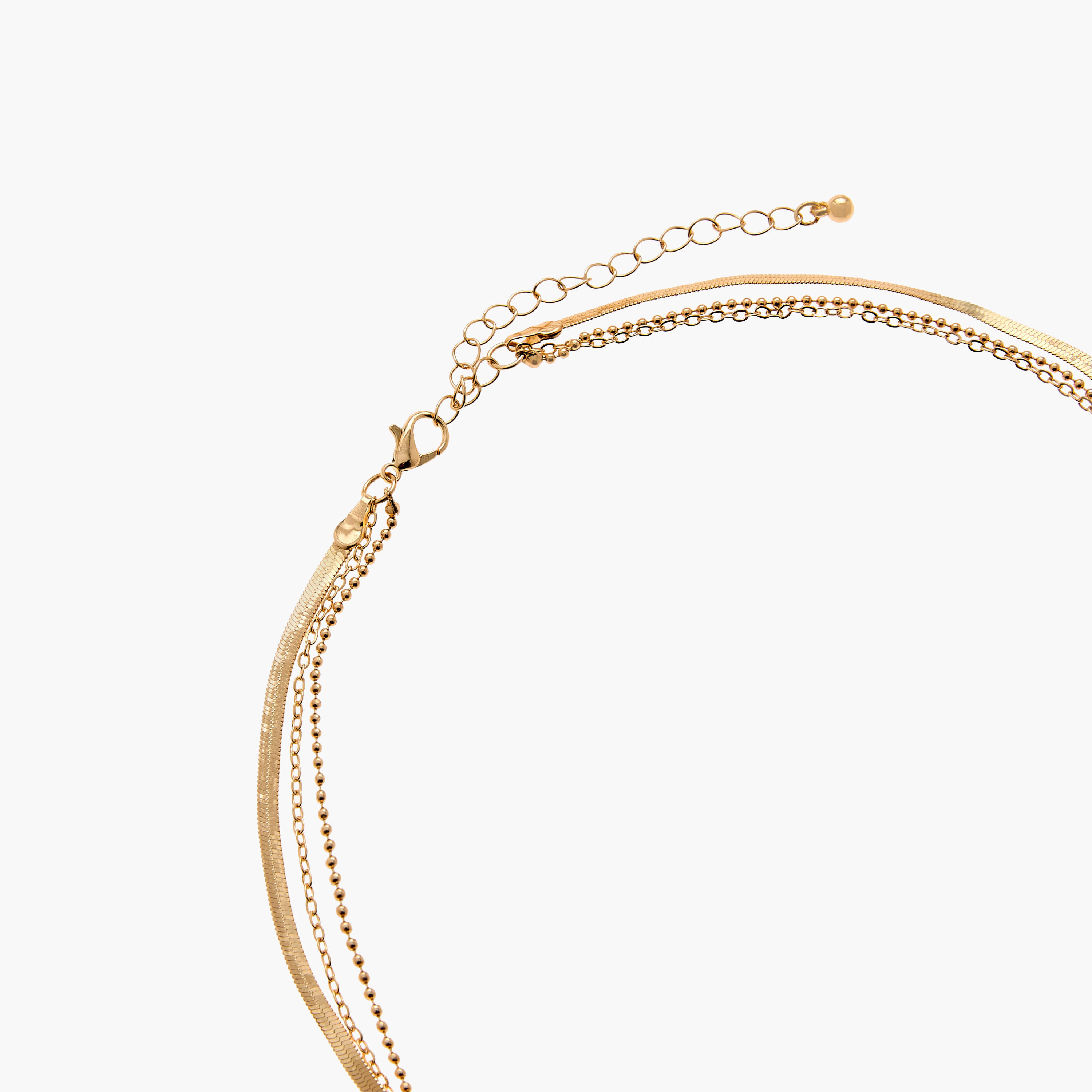 عقد متعدد الطبقات بمشبك إغلاق من جلو-women-watchesandjewellery-jewellery-necklacesandpendants-image-4