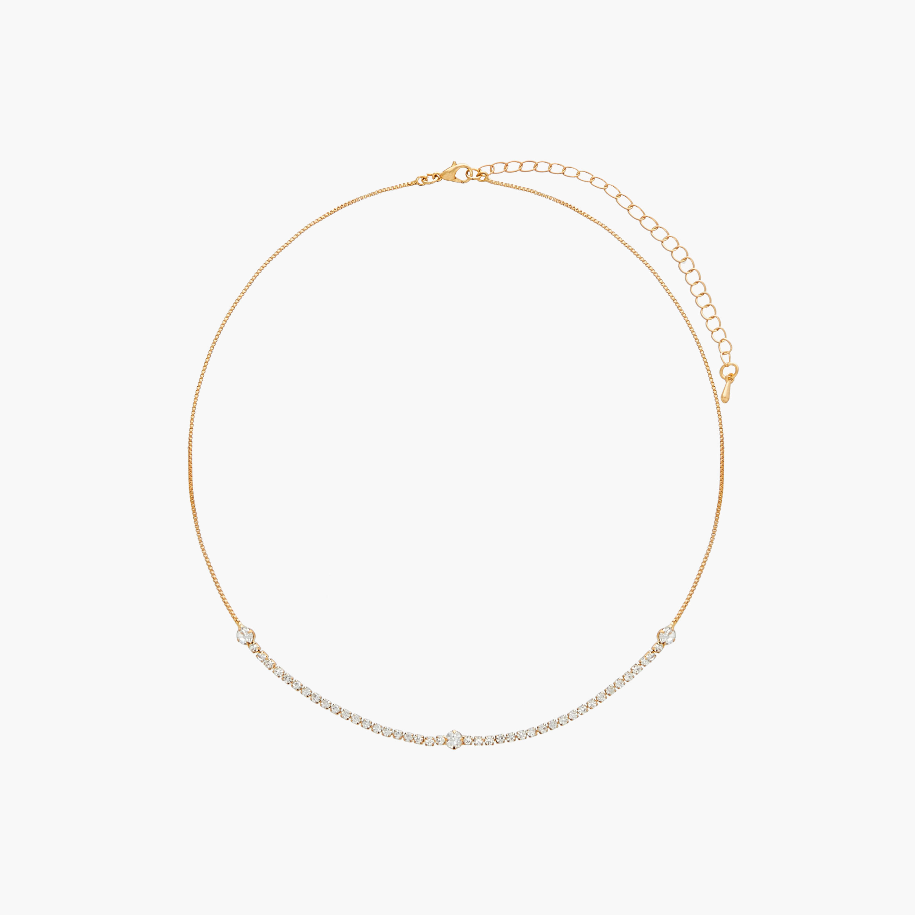 طقم قلادة سلسلة بمشبك إغلاق 3 قطع متنوعة من جلو-women-watchesandjewellery-jewellery-necklacesandpendants-image-2