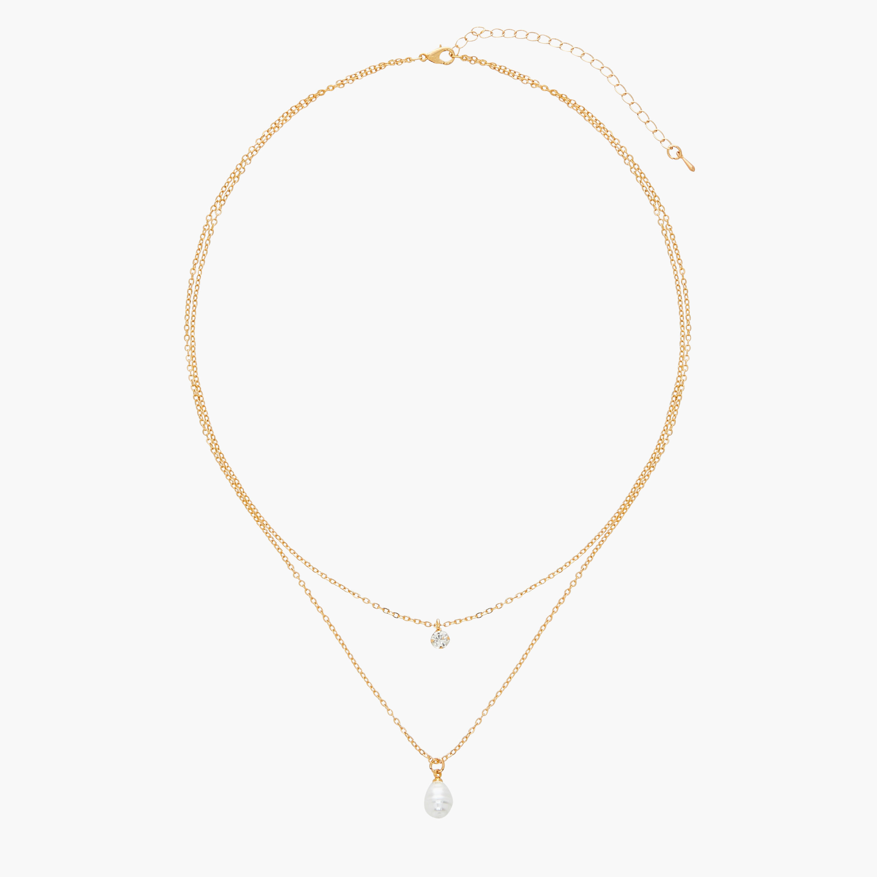 طقم قلادة سلسلة بمشبك إغلاق 3 قطع متنوعة من جلو-women-watchesandjewellery-jewellery-necklacesandpendants-image-3