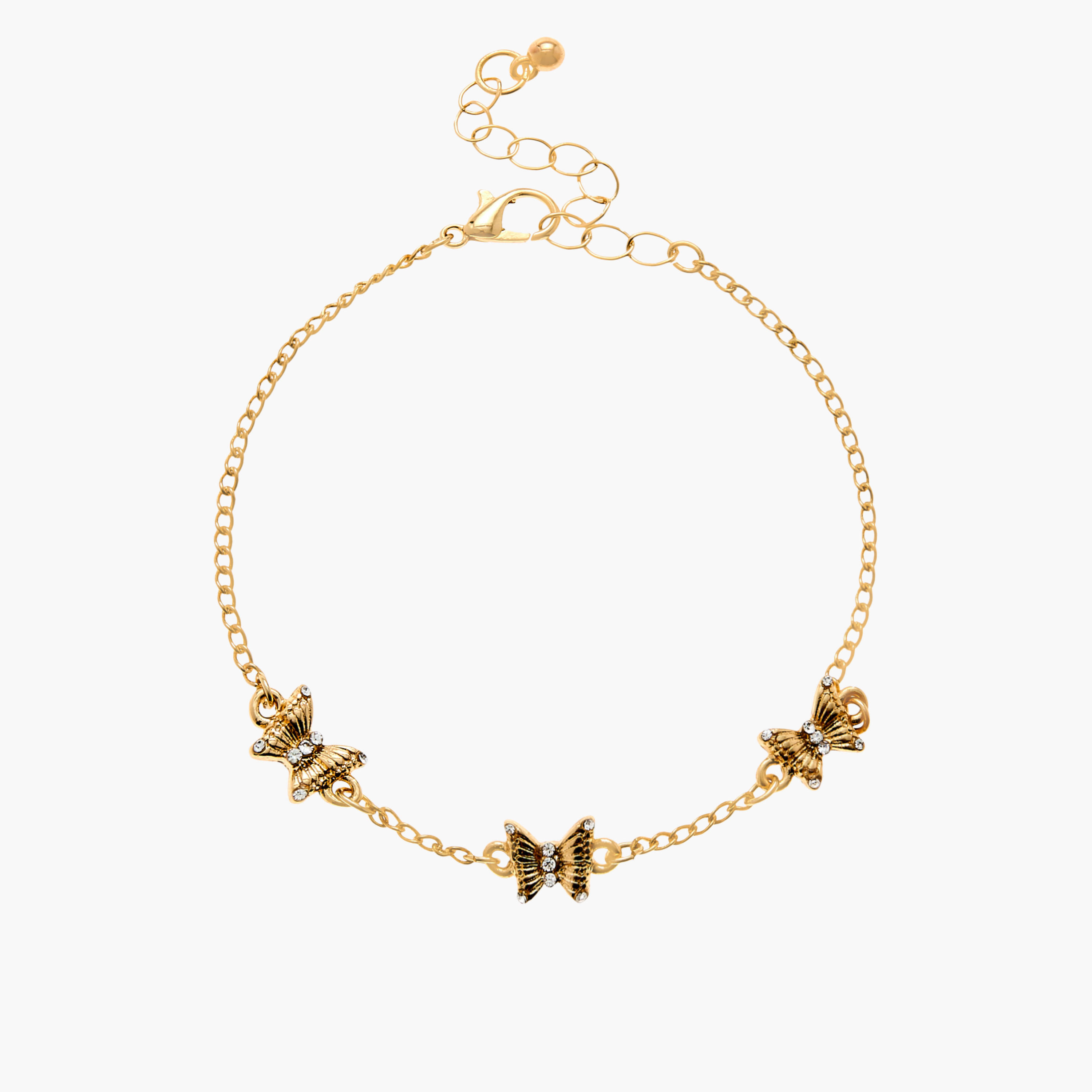 أسورة مزينة بمشبك إغلاق من جلوو - طقم من 5-women-watchesandjewellery-jewellery-banglesandbracelets-image-3