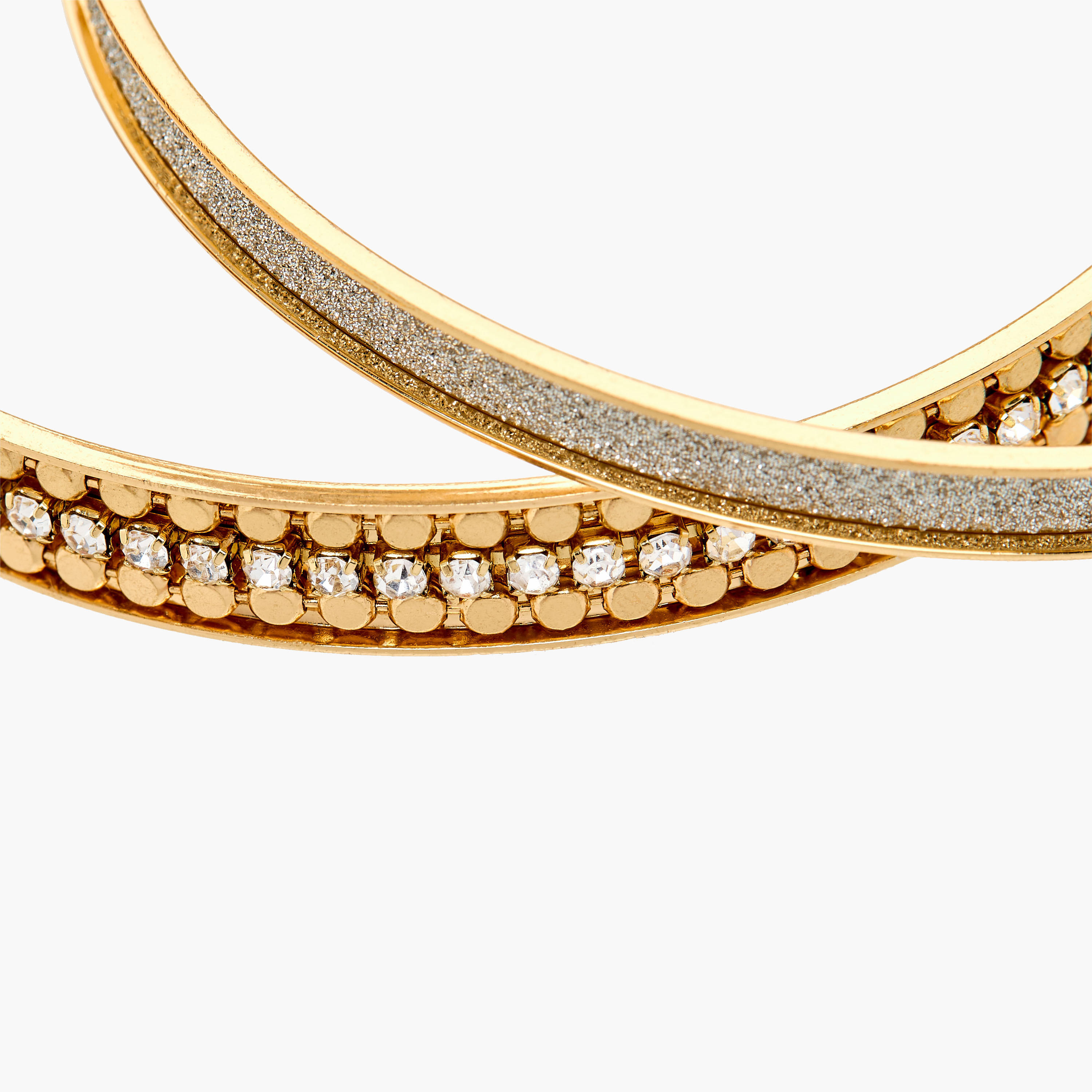 أساور ميتاليك من جلوو - طقم 5 قطع-women-watchesandjewellery-jewellery-banglesandbracelets-image-1