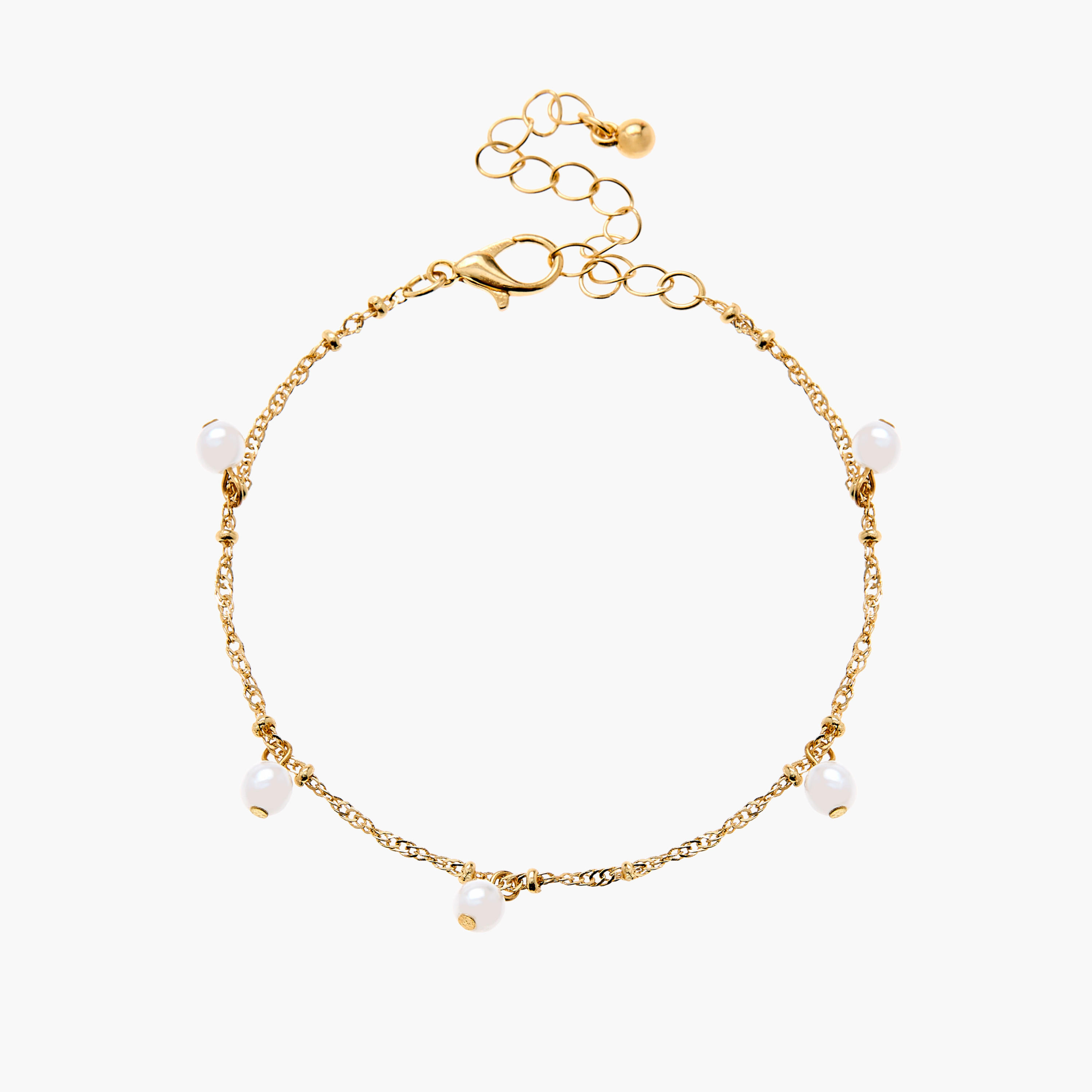 طقم أساور بمشبك إغلاق 5 قطع متنوعة من جلو-women-watchesandjewellery-jewellery-banglesandbracelets-image-6