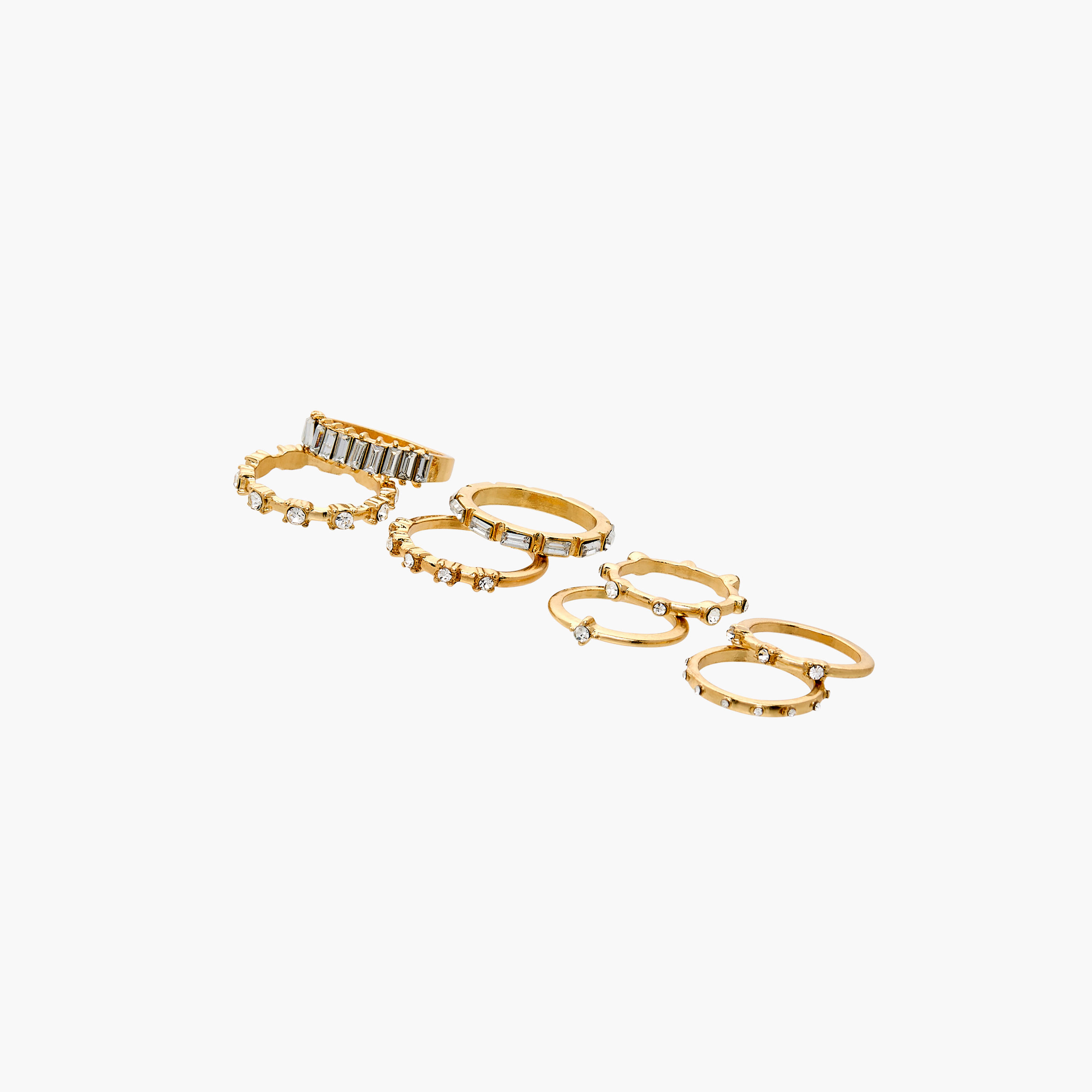 خواتم مزيّنة بالحجر من جلو - طقم 8 أزواج-women-watchesandjewellery-jewellery-rings-image-1