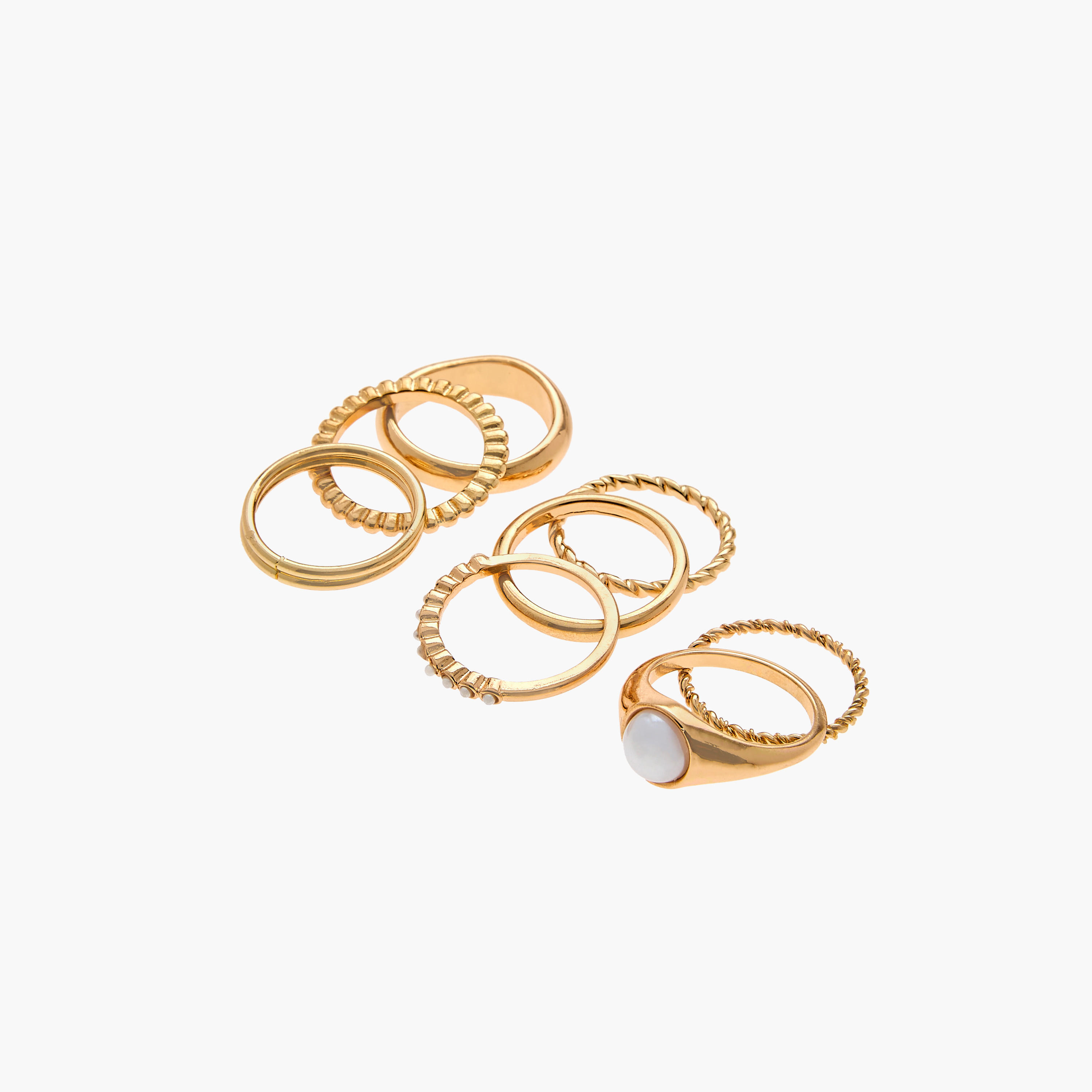 خواتم متنوعة من جلو - طقم 8 قطع-women-watchesandjewellery-jewellery-rings-image-1