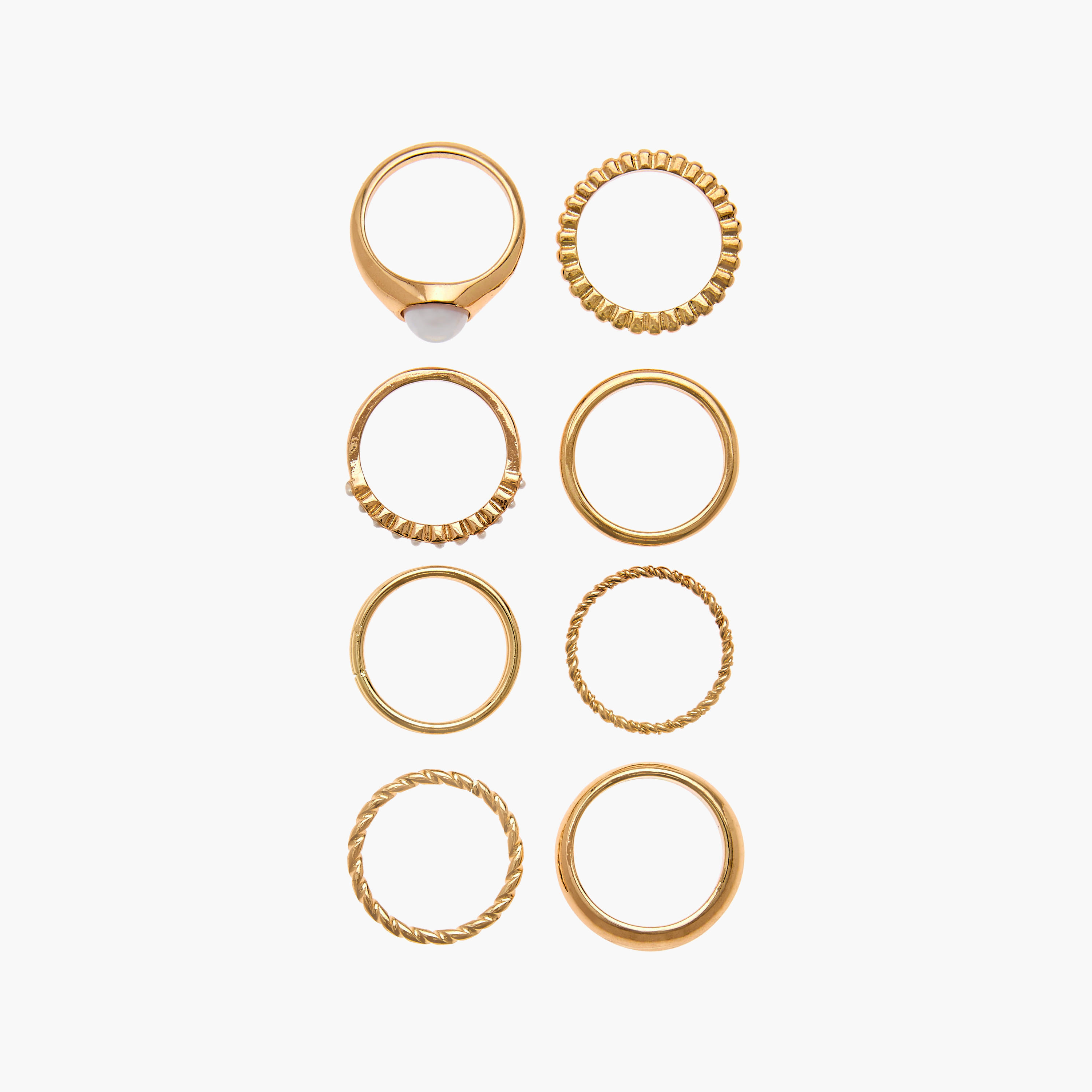 خواتم متنوعة من جلو - طقم 8 قطع-women-watchesandjewellery-jewellery-rings-image-2