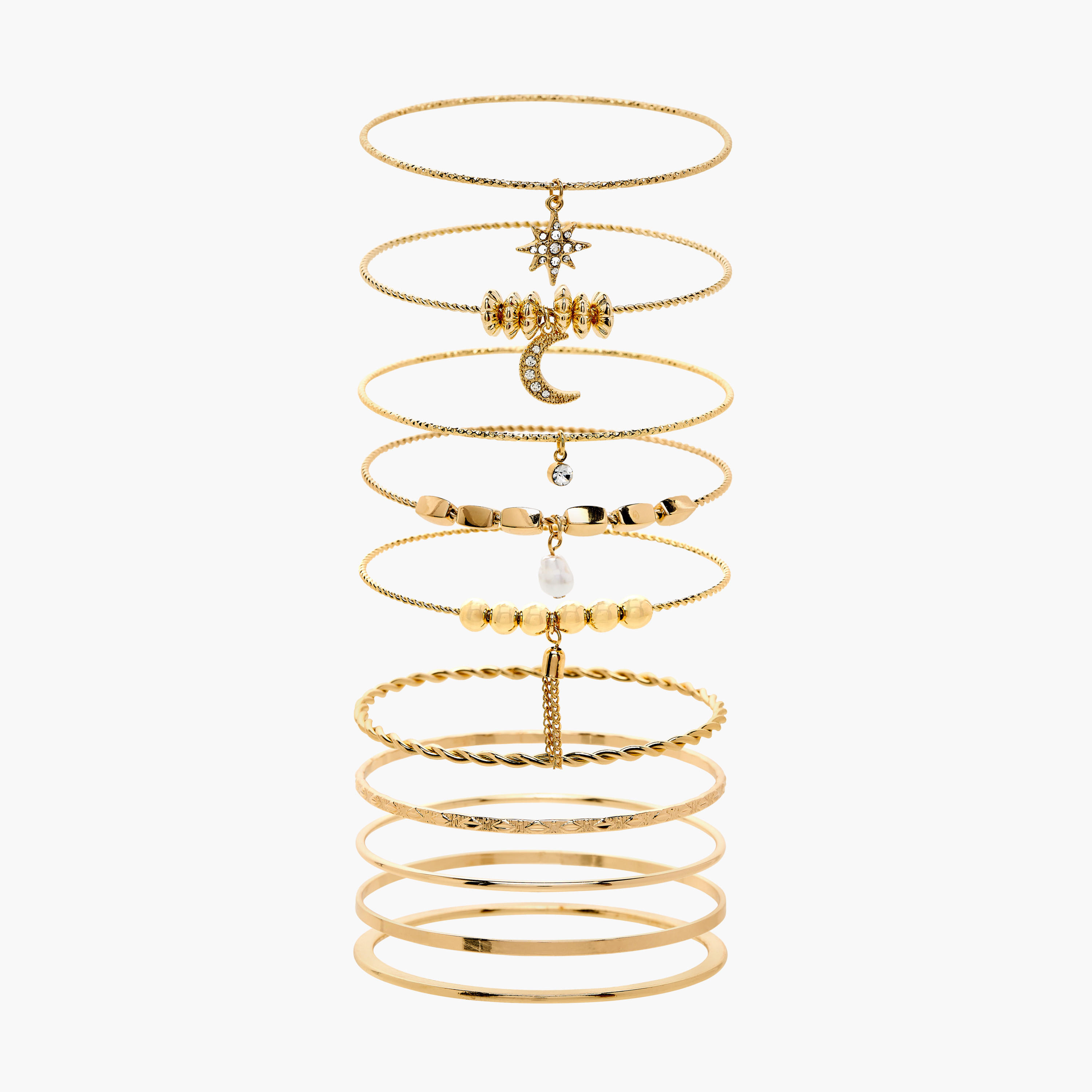 Set of 9 - Gloo Assorted Bangle-women-watchesandjewellery-jewellery-banglesandbracelets-image-1