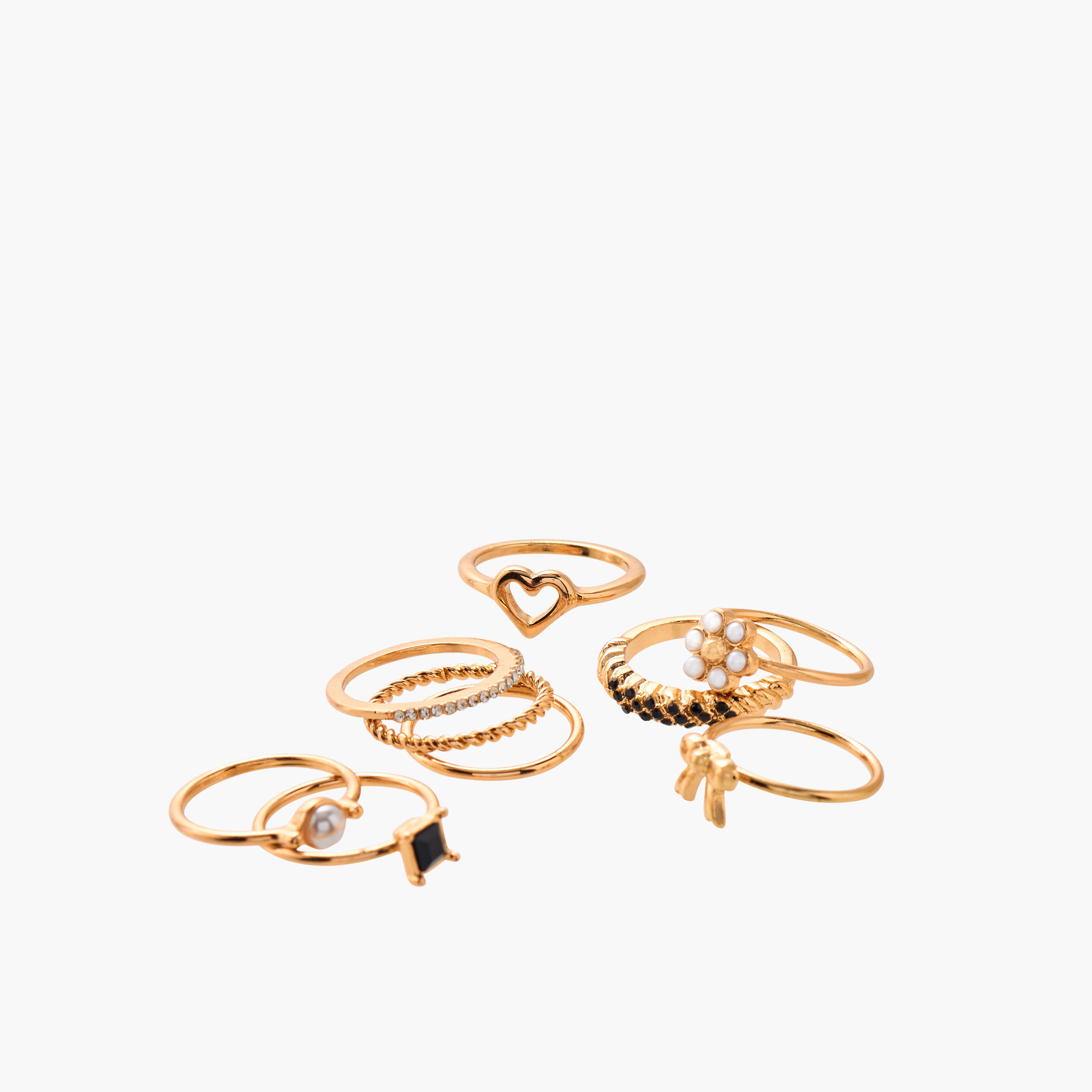 خواتم متنوعة من جلوو - مجموعة 6 قطع-women-watchesandjewellery-jewellery-rings-image-3