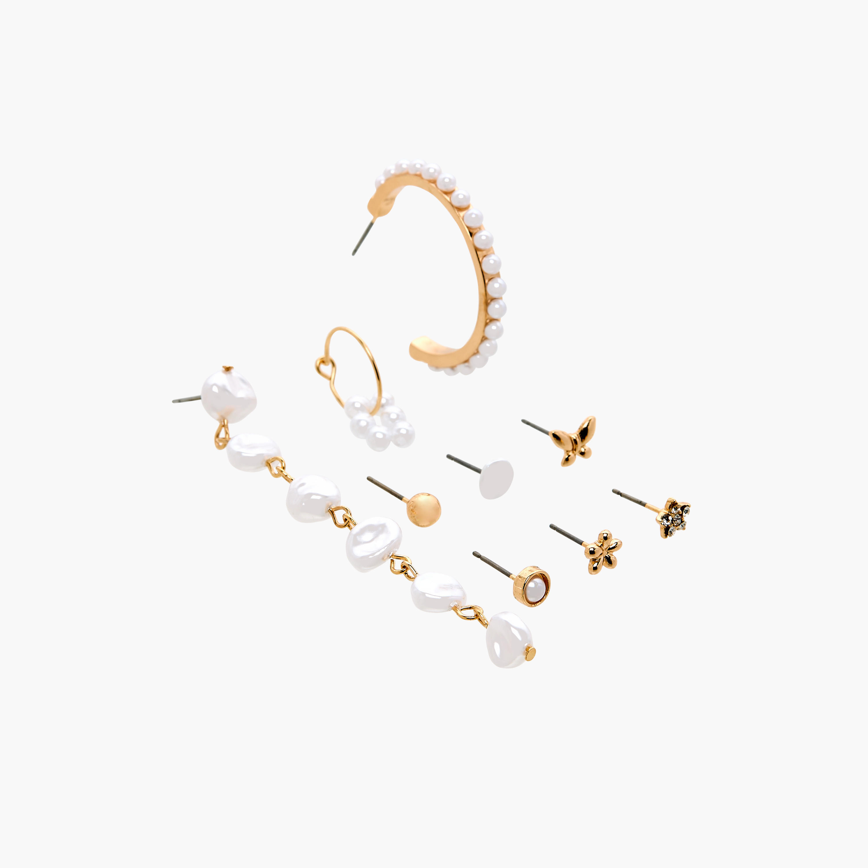 حلقان متنوعة من جلوو - طقم 9 أزواج-women-watchesandjewellery-jewellery-earrings-image-2