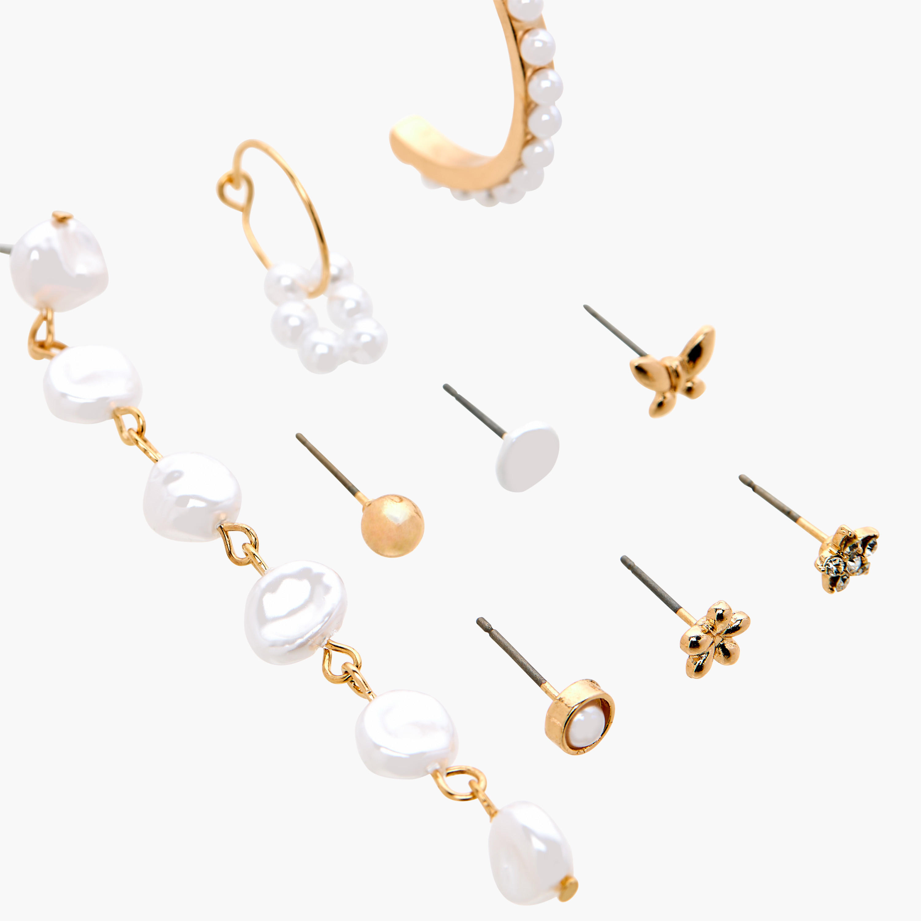 حلقان متنوعة من جلوو - طقم 9 أزواج-women-watchesandjewellery-jewellery-earrings-image-3