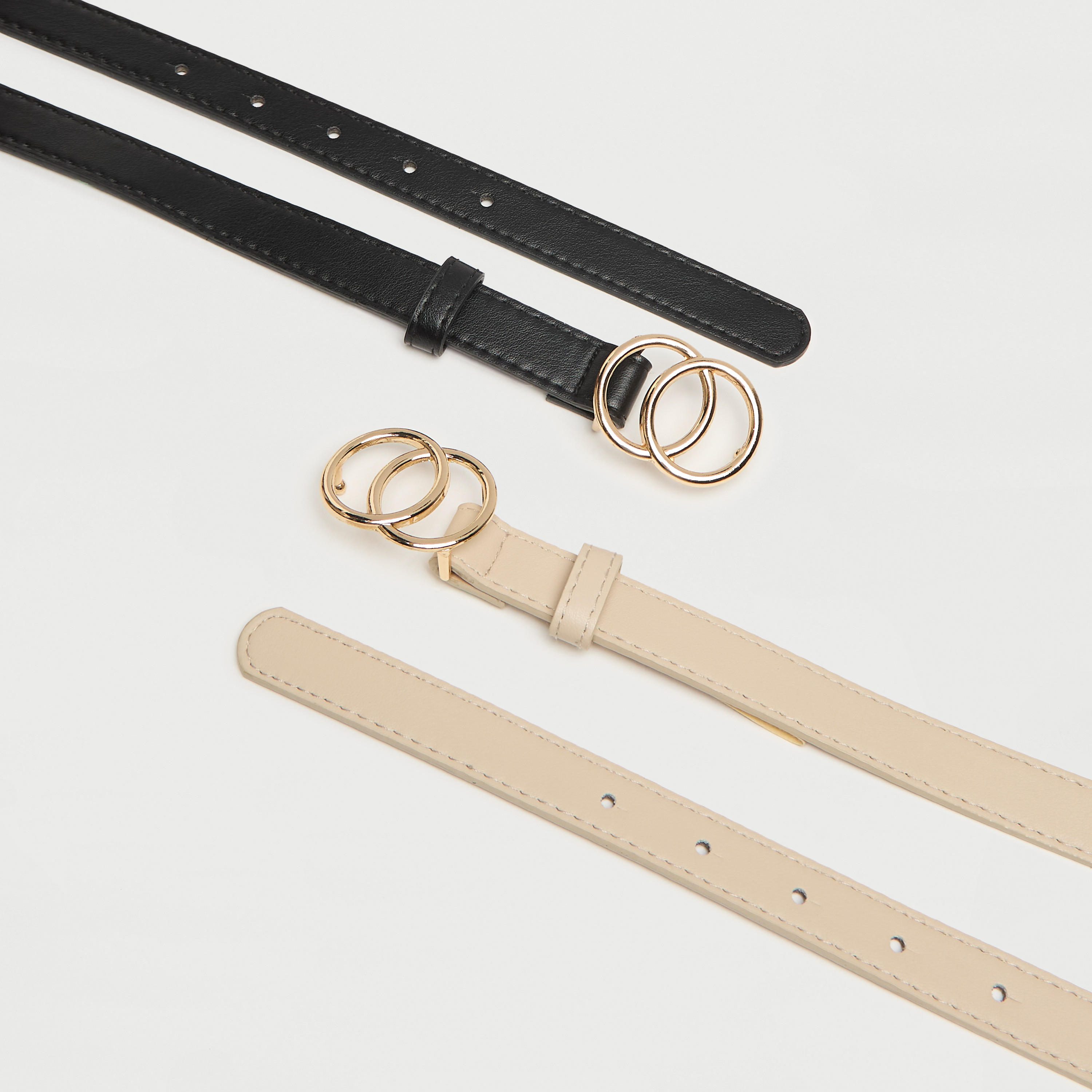 طقم حزام ميتاليك بإبزيم إغلاق من قطعتين-women-clothingaccessories-belts-image-6
