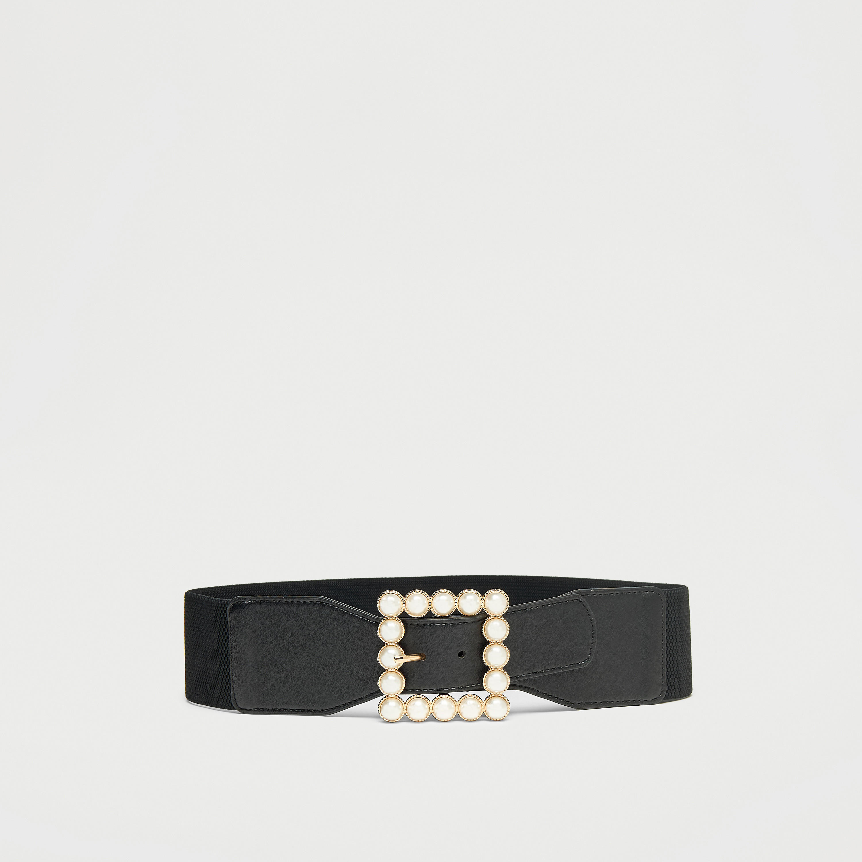 Elasticated Belt with Pin Buckle Closure-women-clothingaccessories-belts-image-1