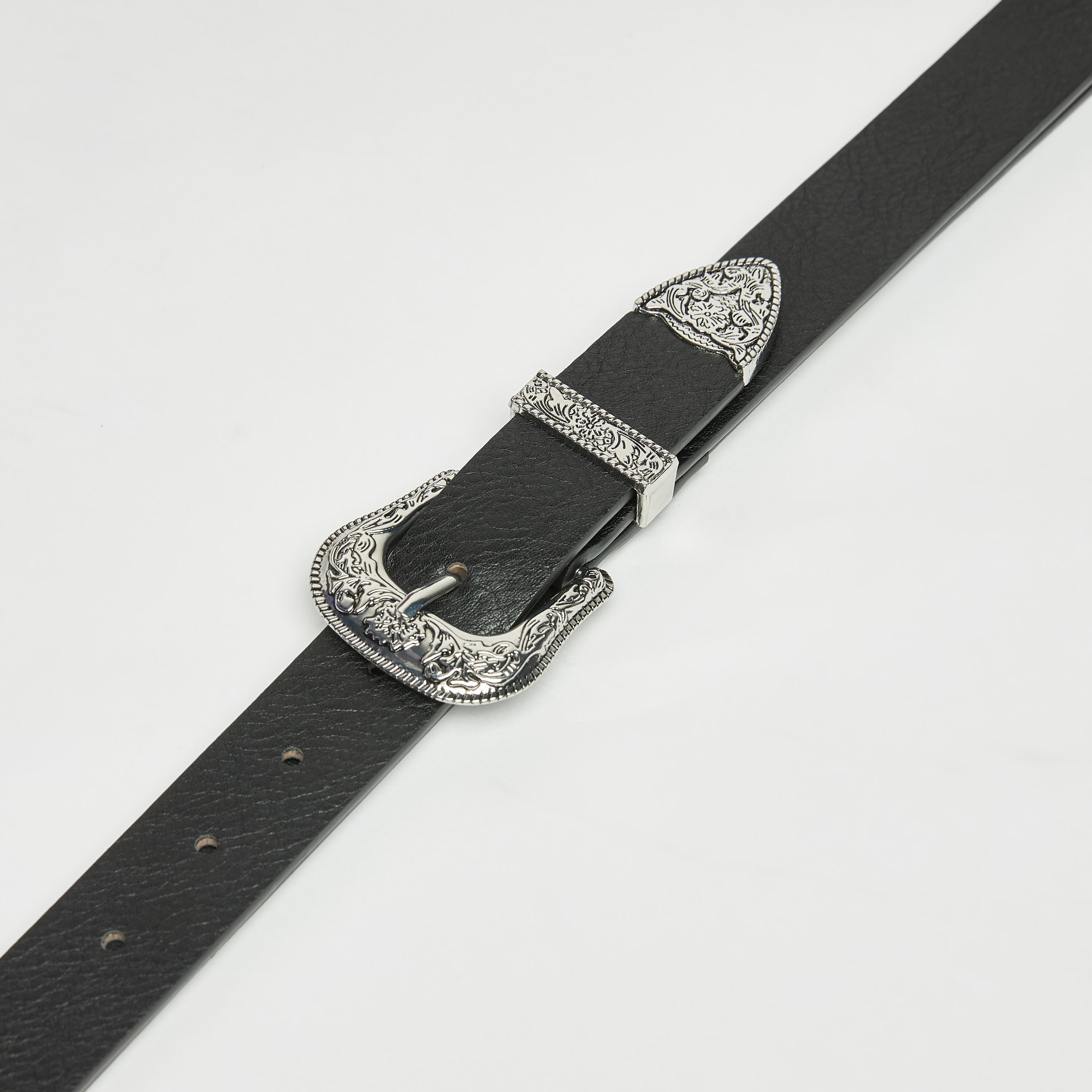 Metal Accent Belt with Pin Buckle Closure-women-clothingaccessories-belts-image-3