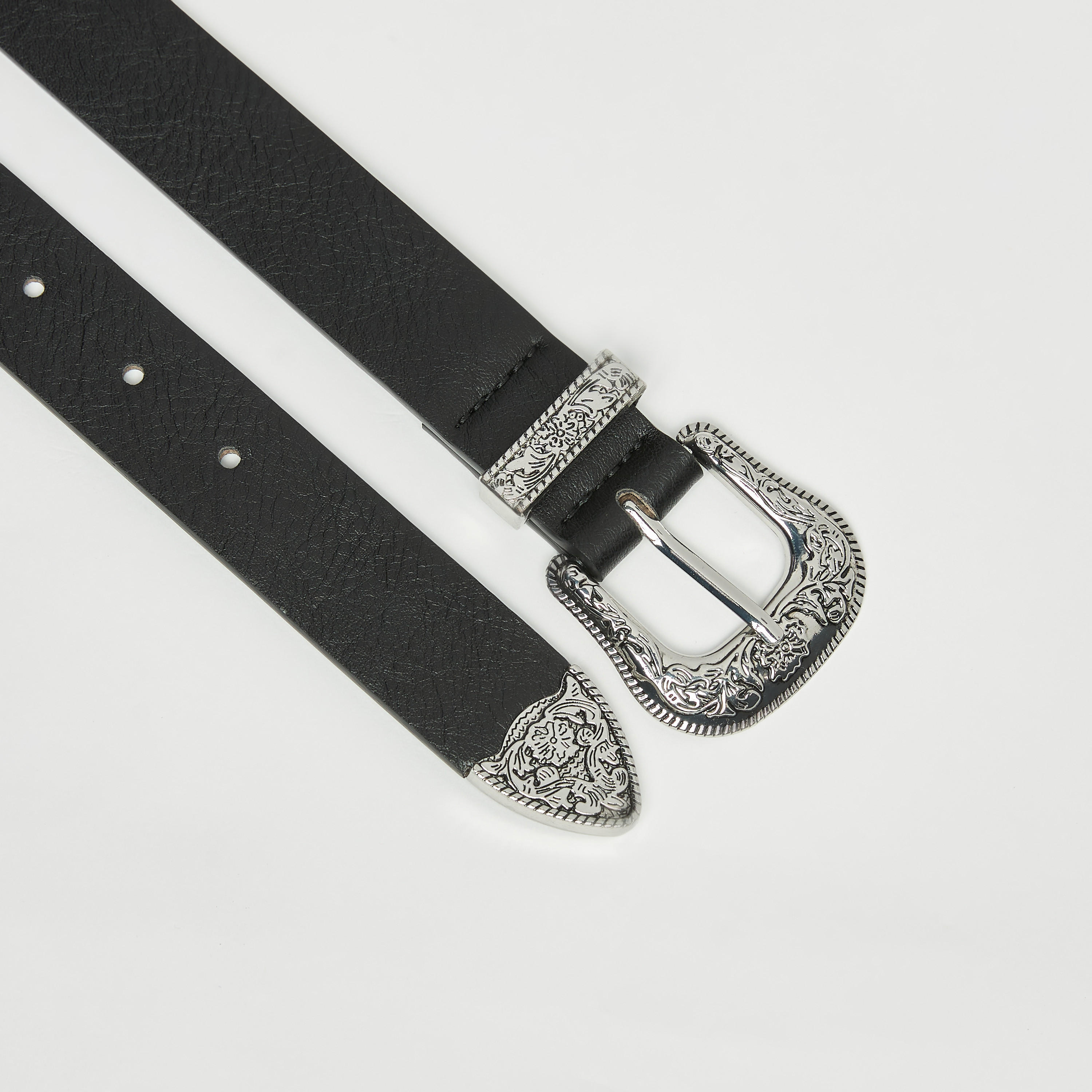 Metal Accent Belt with Pin Buckle Closure-women-clothingaccessories-belts-image-5