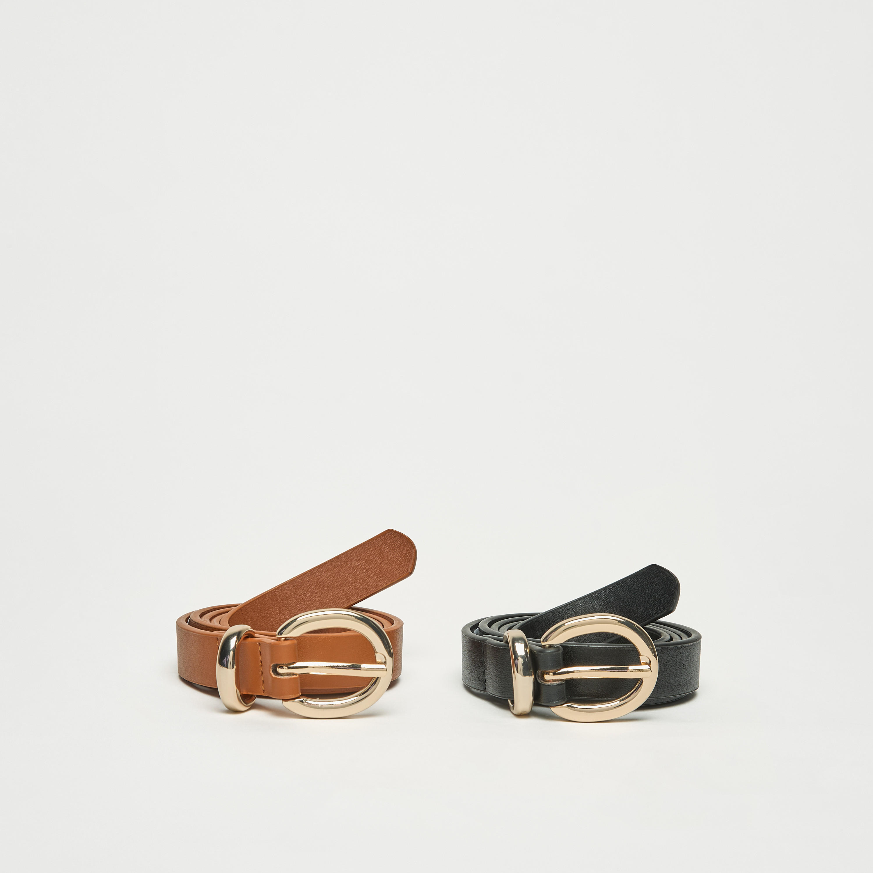 حزام بإبزيم إغلاق - مجموعة من قطعتين-women-clothingaccessories-belts-image-1