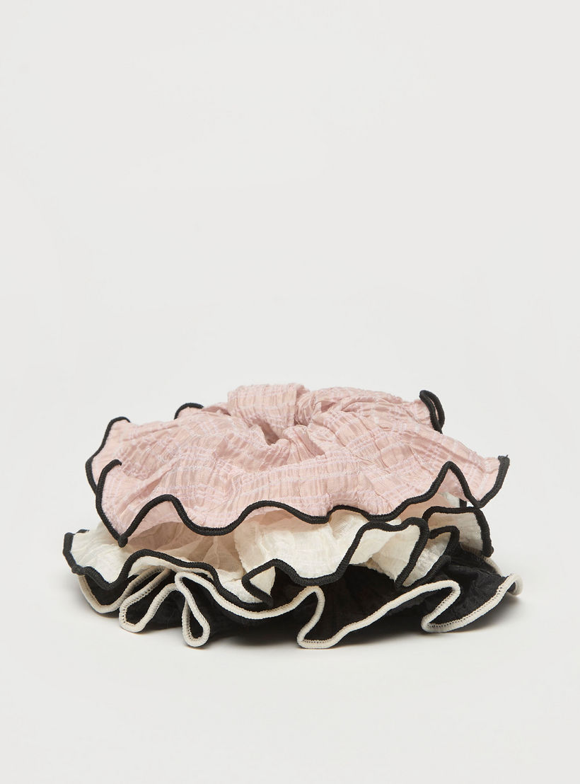 ربطات شعر بارزة الملمس - طقم 3 قطع-women-hairaccessories-image-5