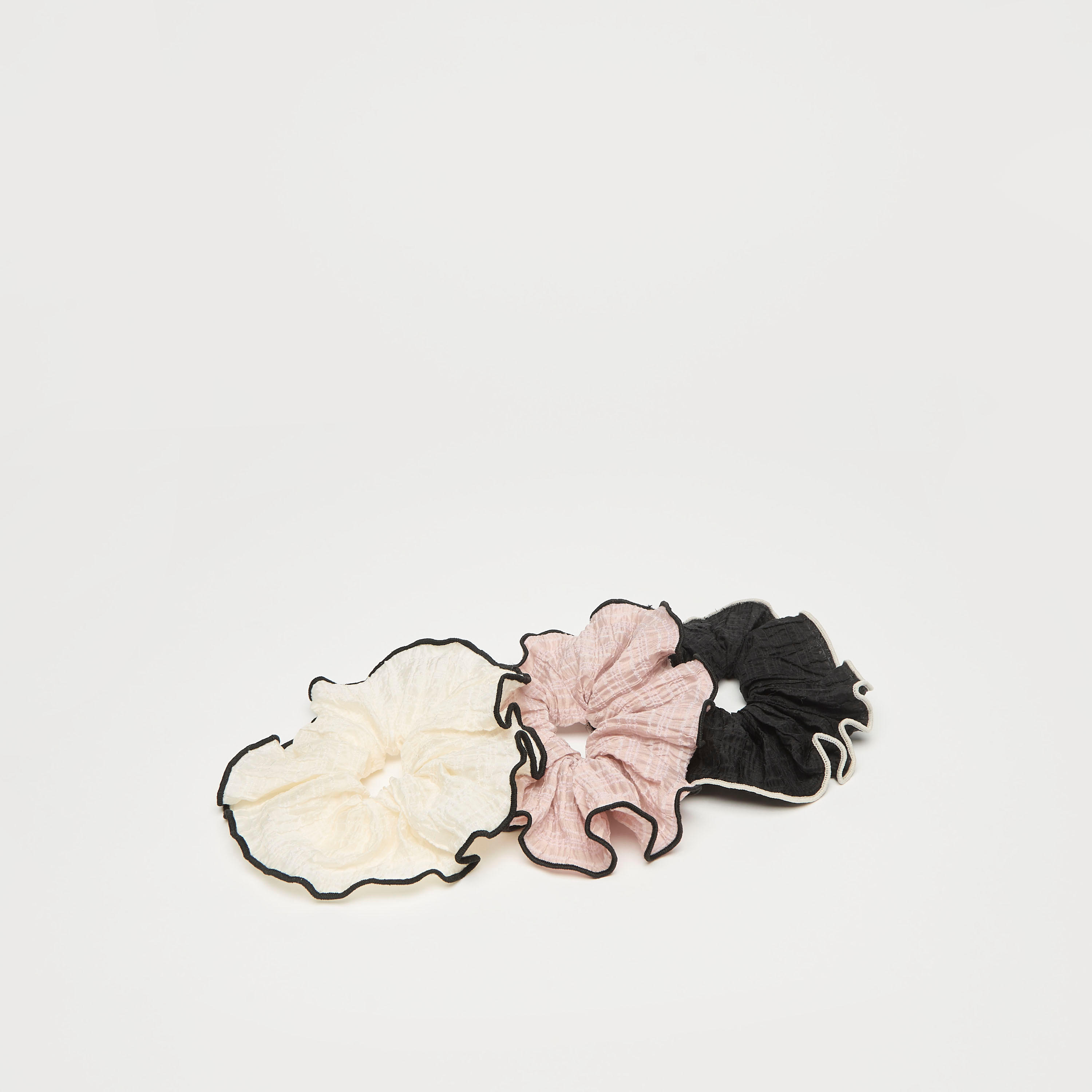 ربطات شعر بارزة الملمس - طقم 3 قطع-women-hairaccessories-image-2