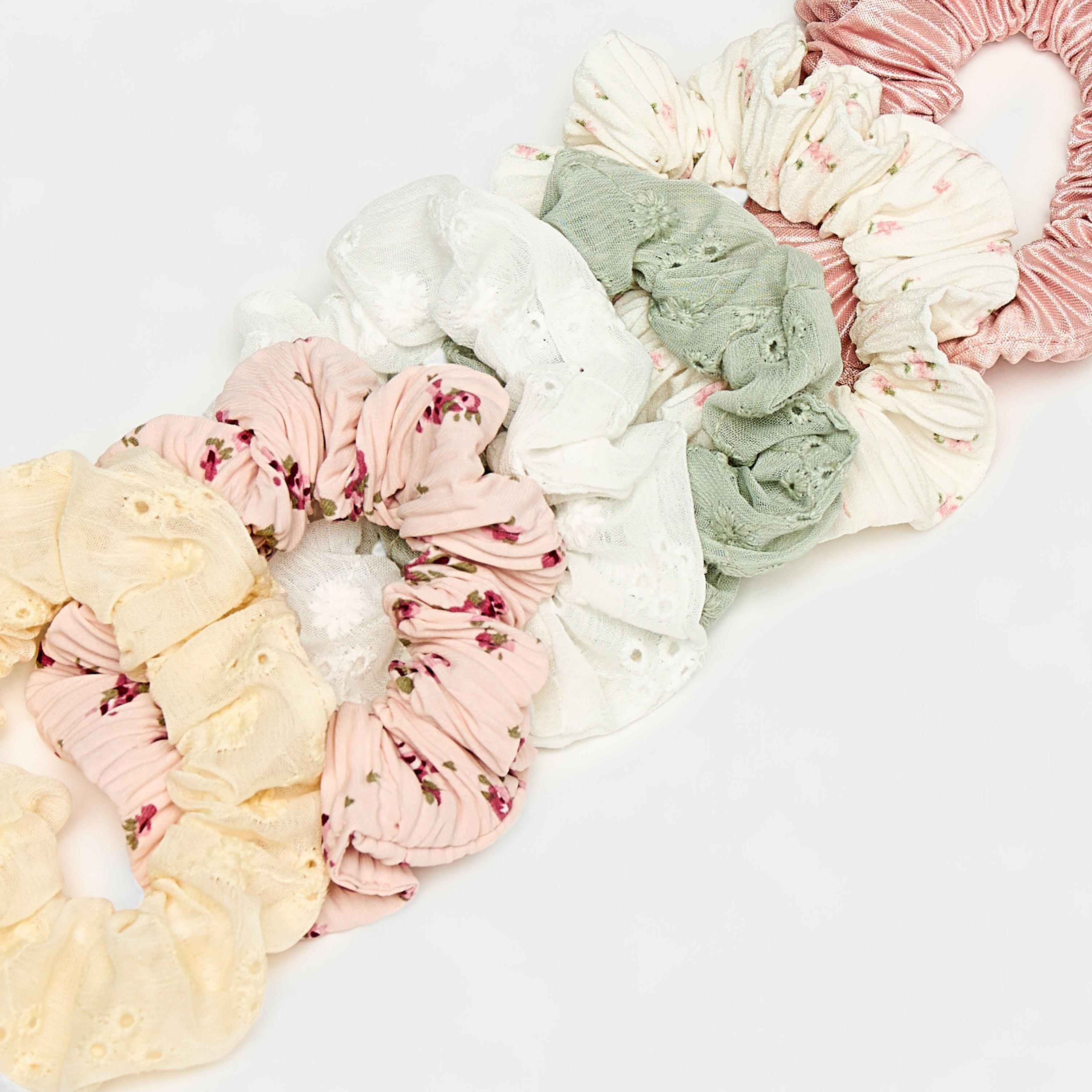 ربطات شعر بارزة الملمس - طقم 6 قطع-women-hairaccessories-image-5