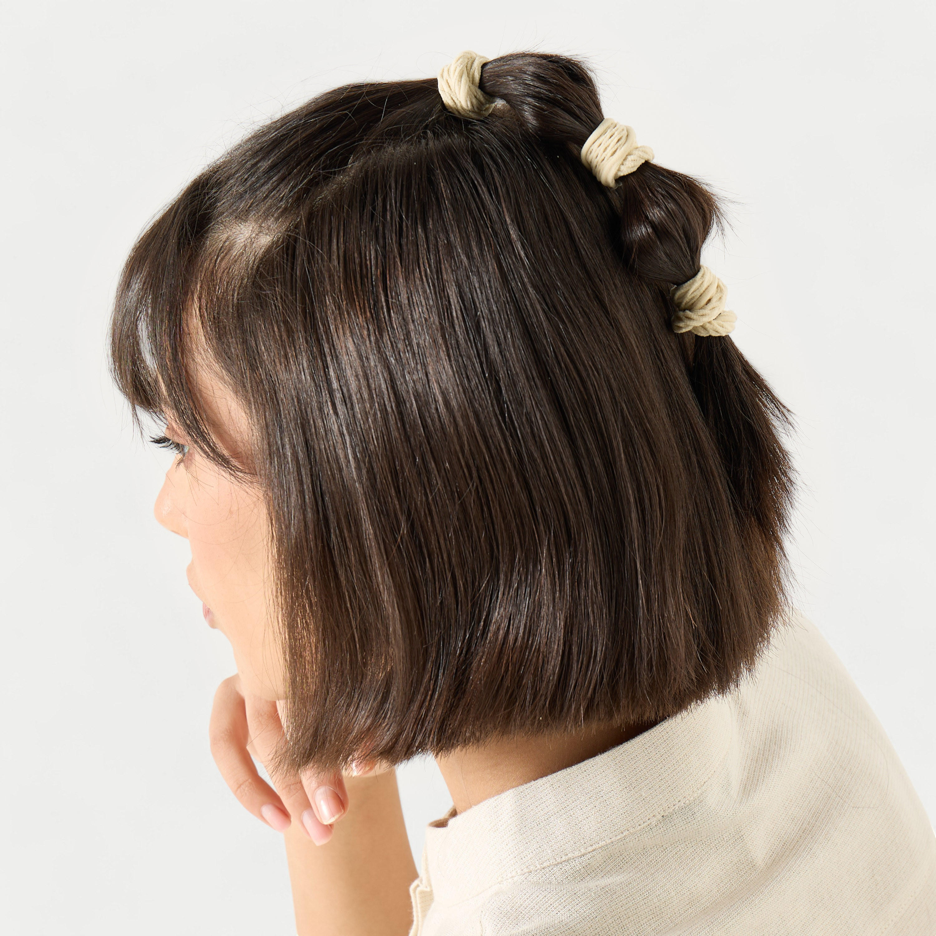 طقم ربطة شعر 9 قطع بارزة الملمس-women-hairaccessories-scrunchies-image-2