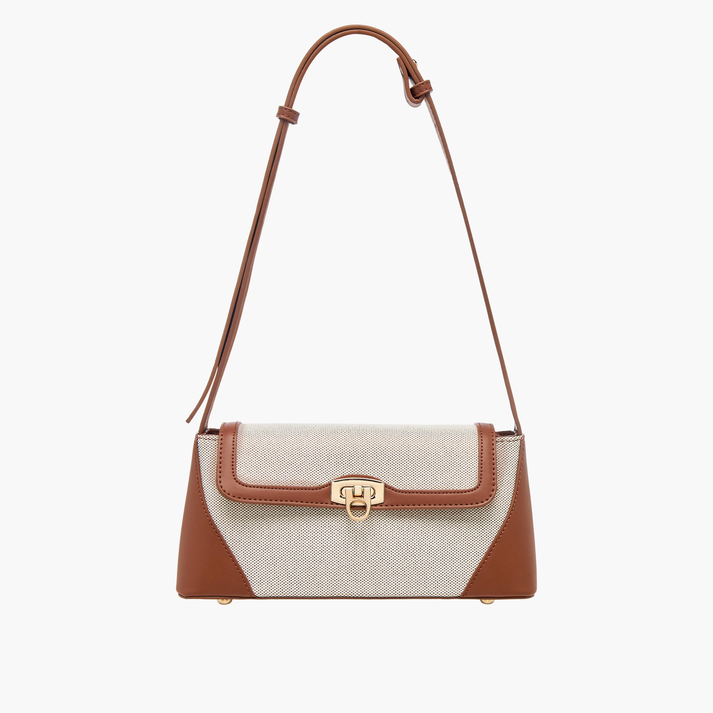شنطة كتف بارزة الملمس بطية إغلاق ومقبض قابل للتعديل-women-bagsandwallets-backpacks-image-9